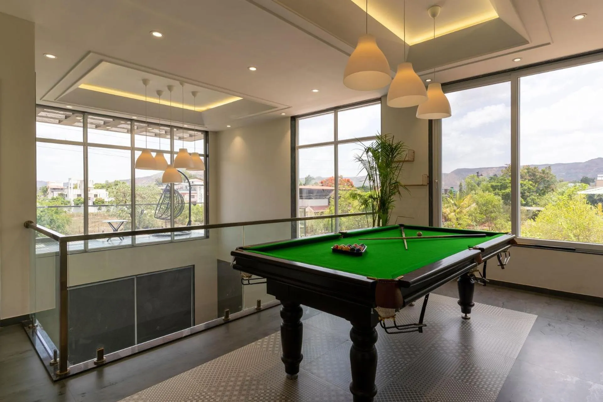 StayVista's Odessa Enclave - Mountain-View Villa with Private Pool, Balconies & Snooker Table