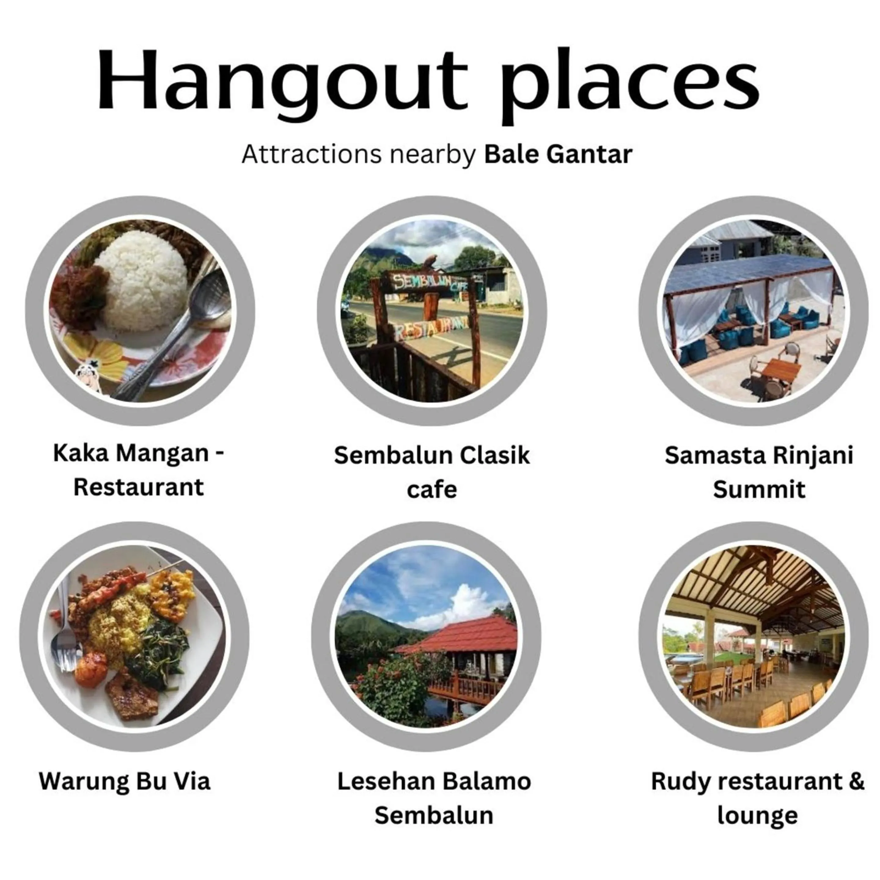 Text overlay in Bale Gantar