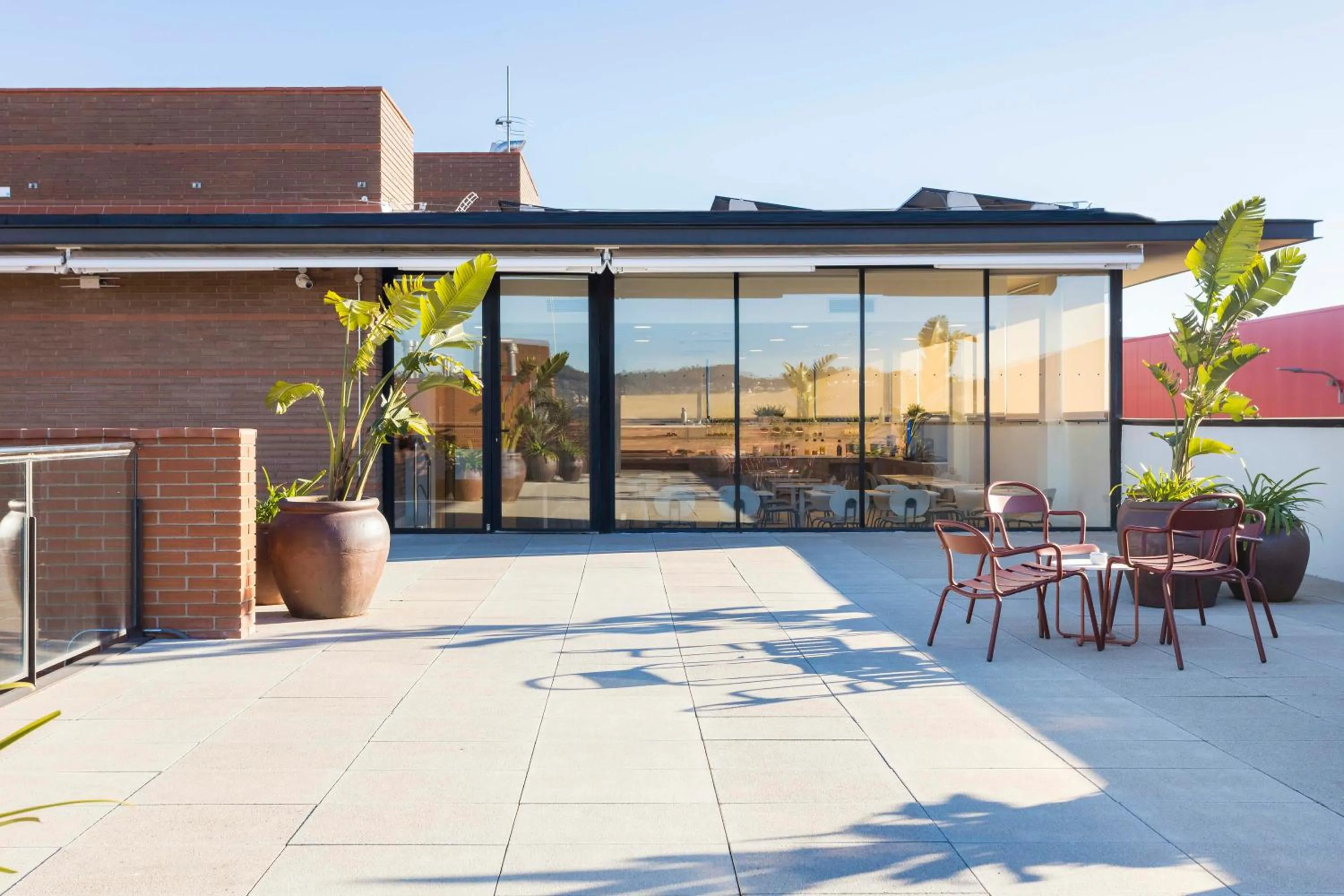 Patio in Hotel Terrassa Confort
