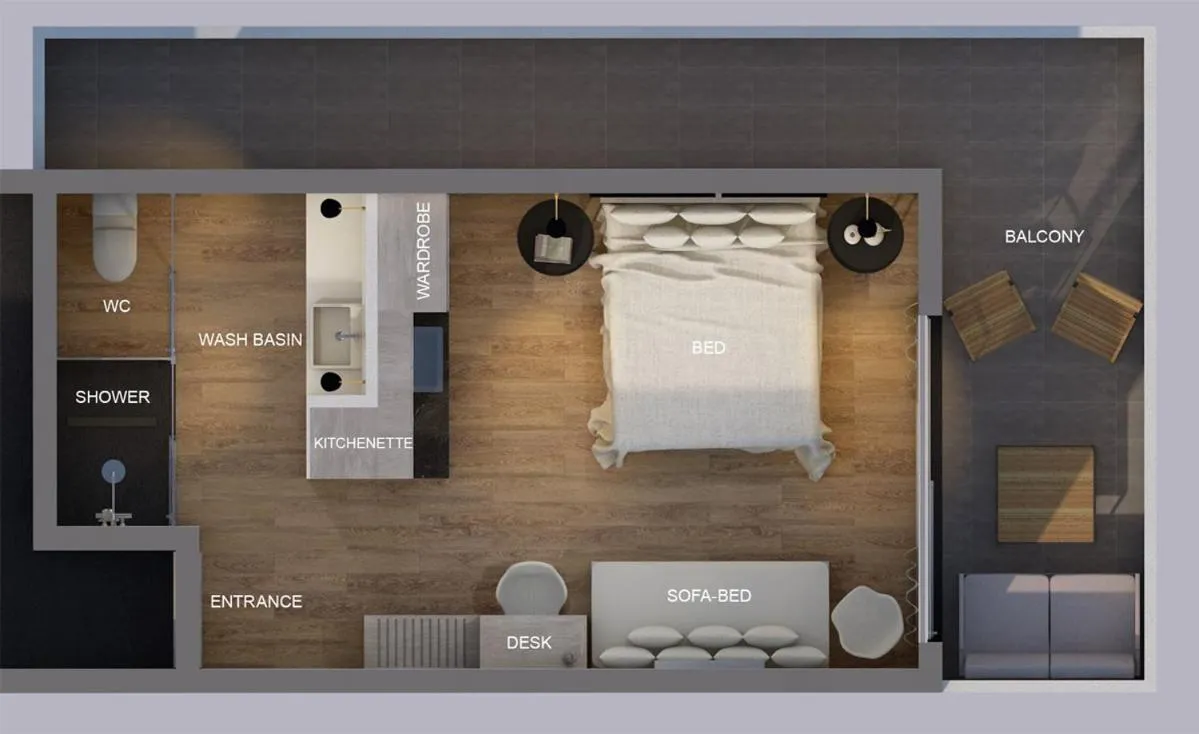Floor plan in Stavento Hotel & Resort, new experience
