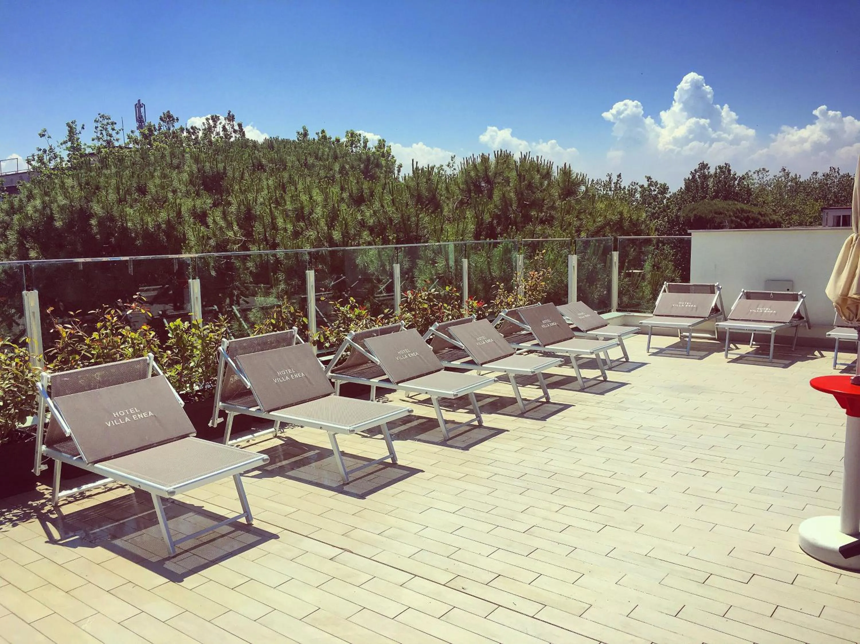 Seating area in Hotel Villa Enea