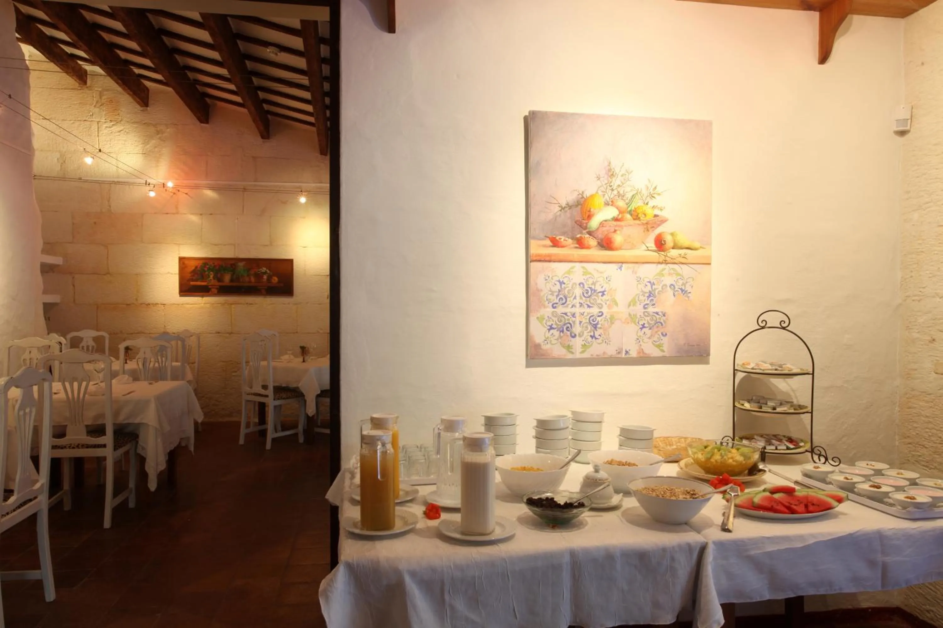 Breakfast in Hotel Rural Biniarroca - Adults Only