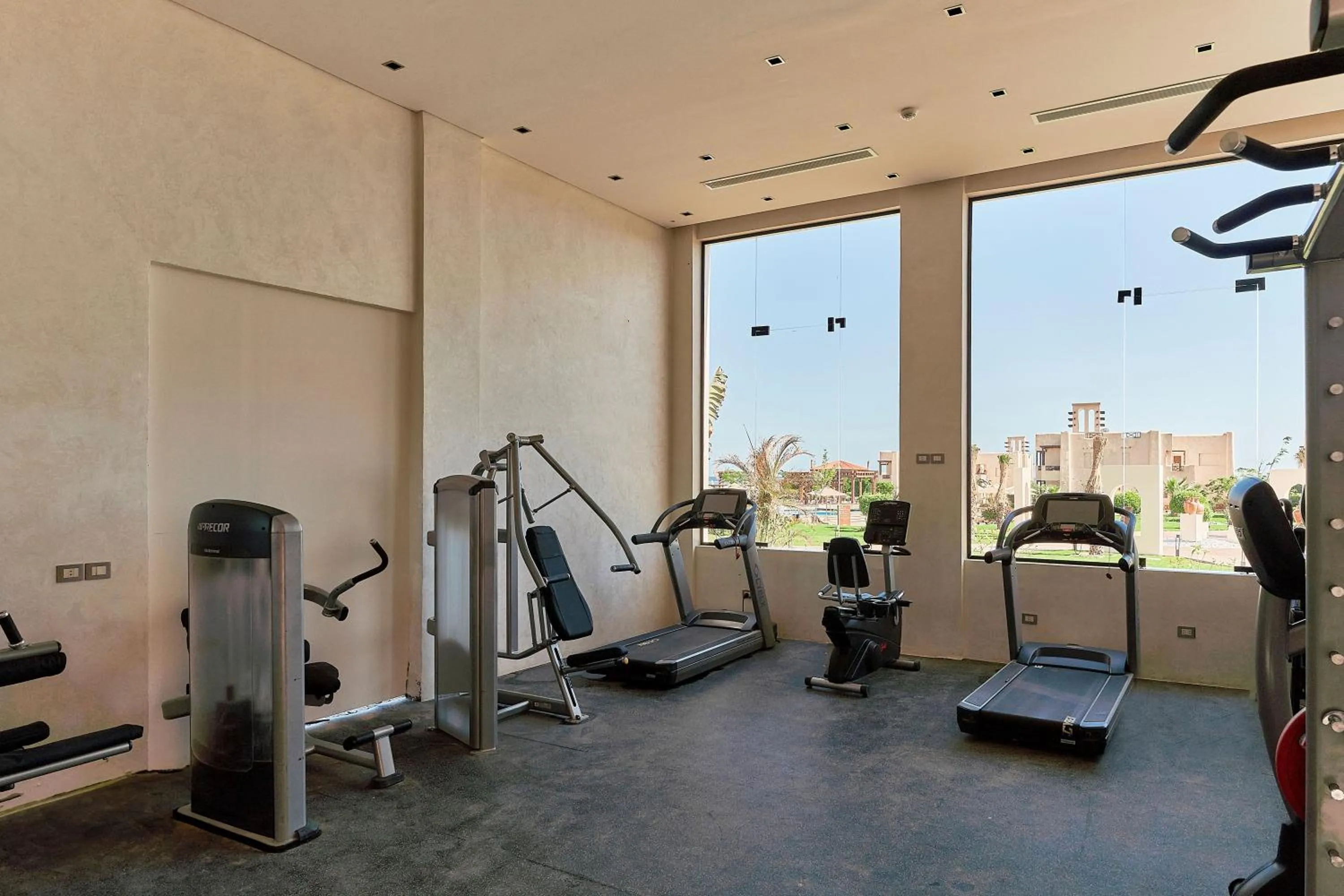 Fitness centre/facilities in True Beach Resort