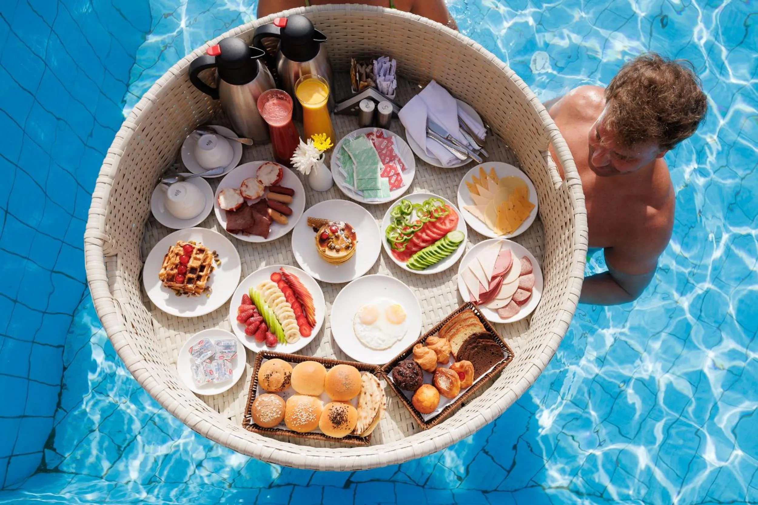 Breakfast in True Beach Resort