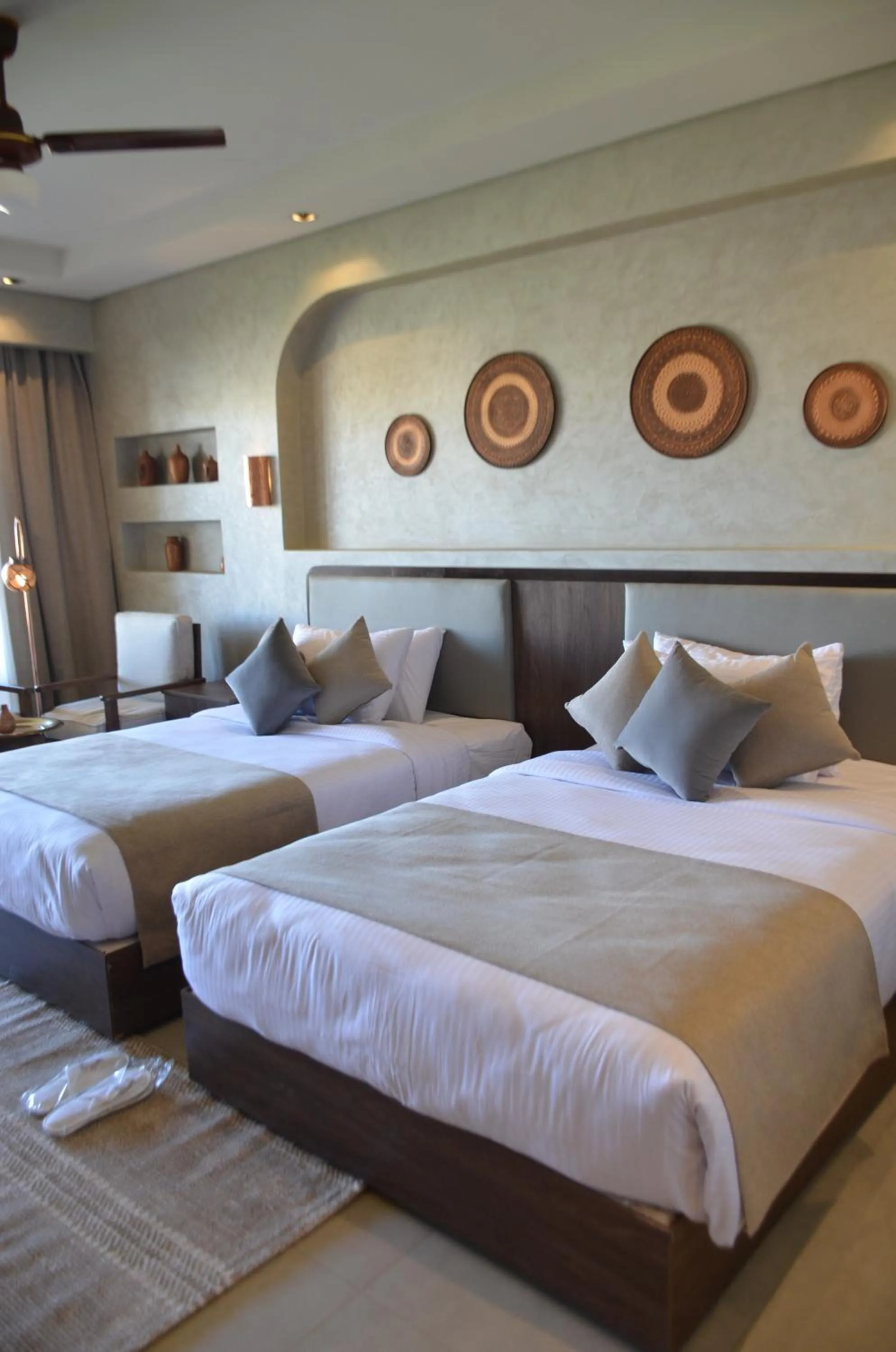 Bed in True Beach Resort