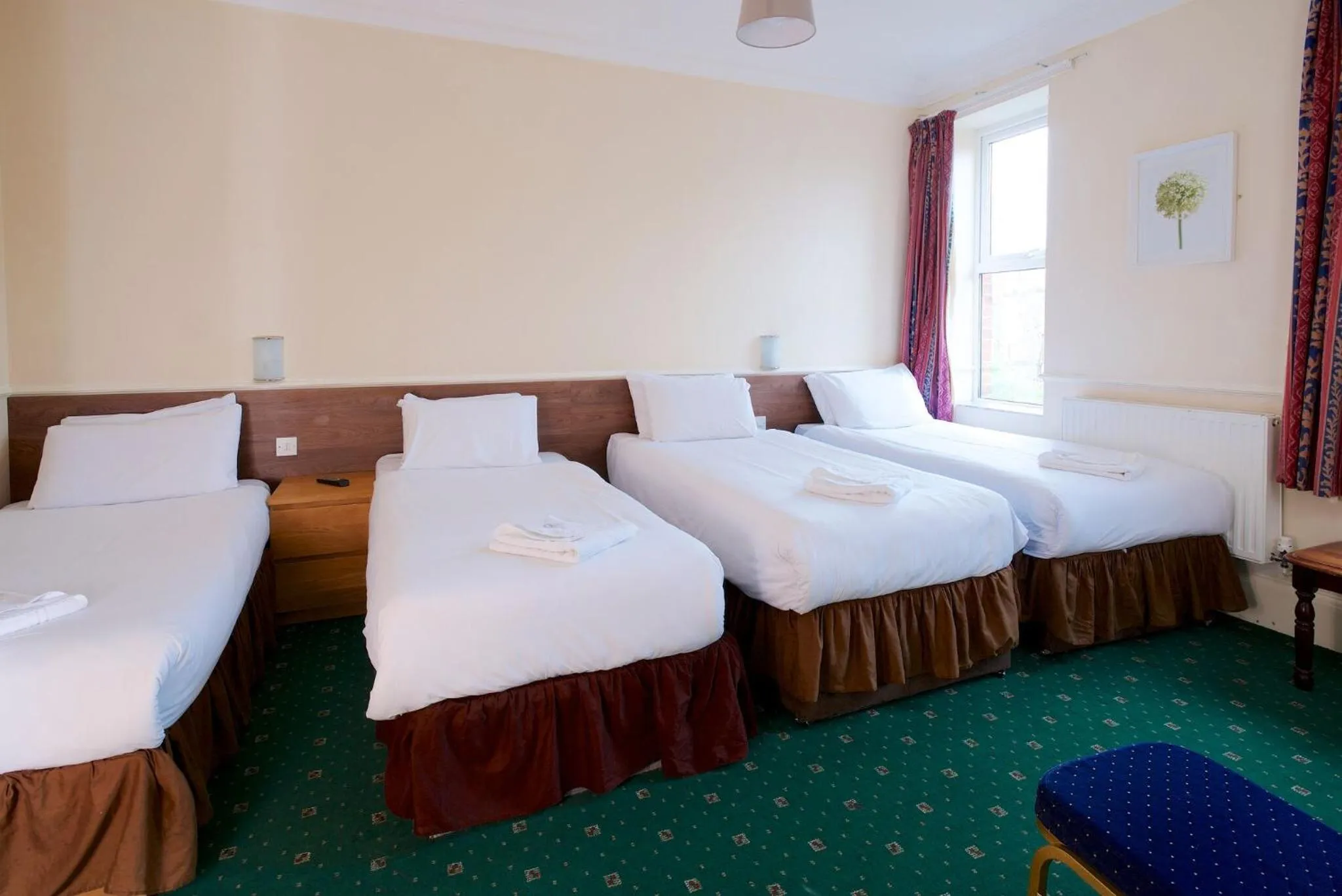 Bed in The Bournemouth Maemar Hotel