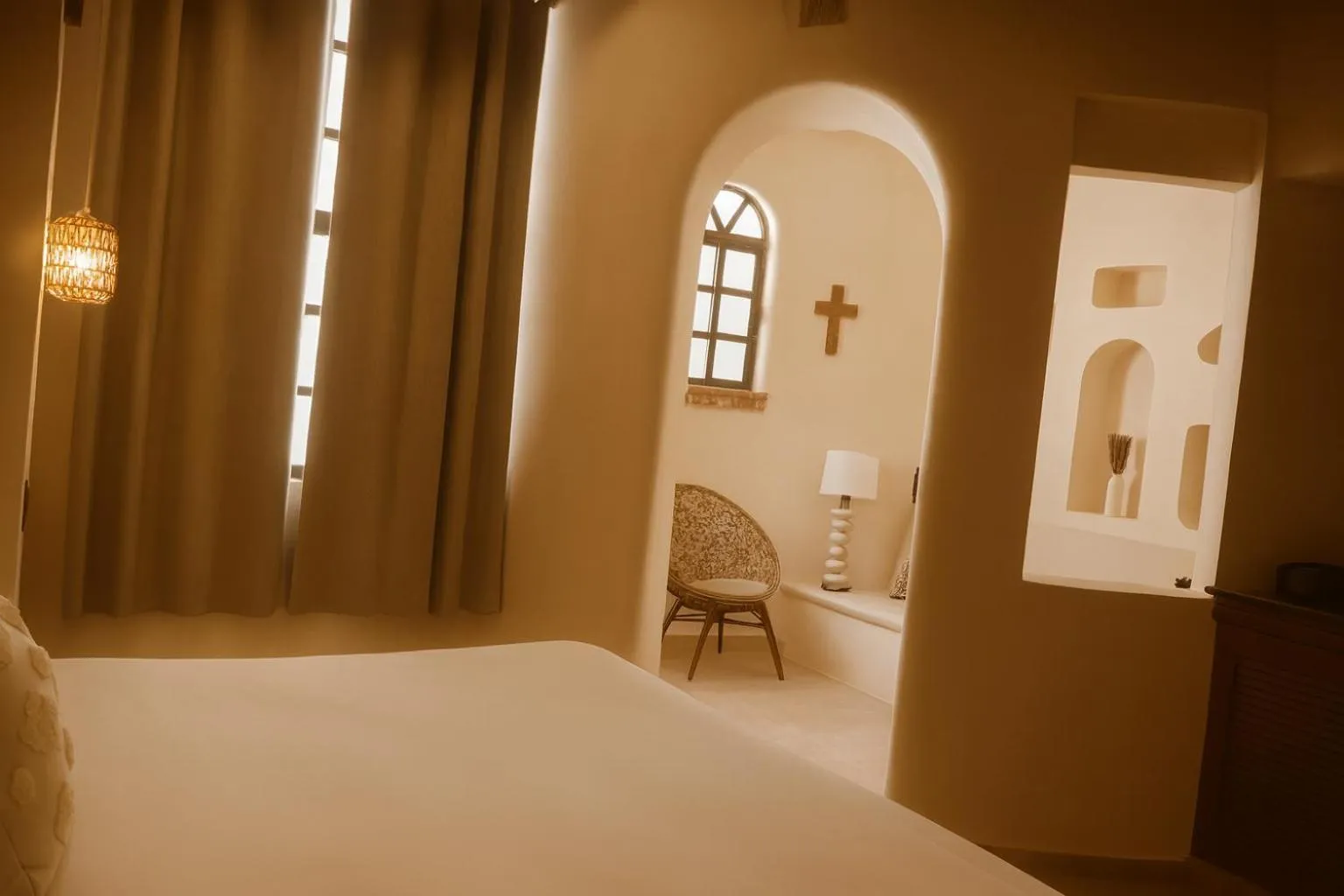 Bed in Enigmatic Hotel Experience