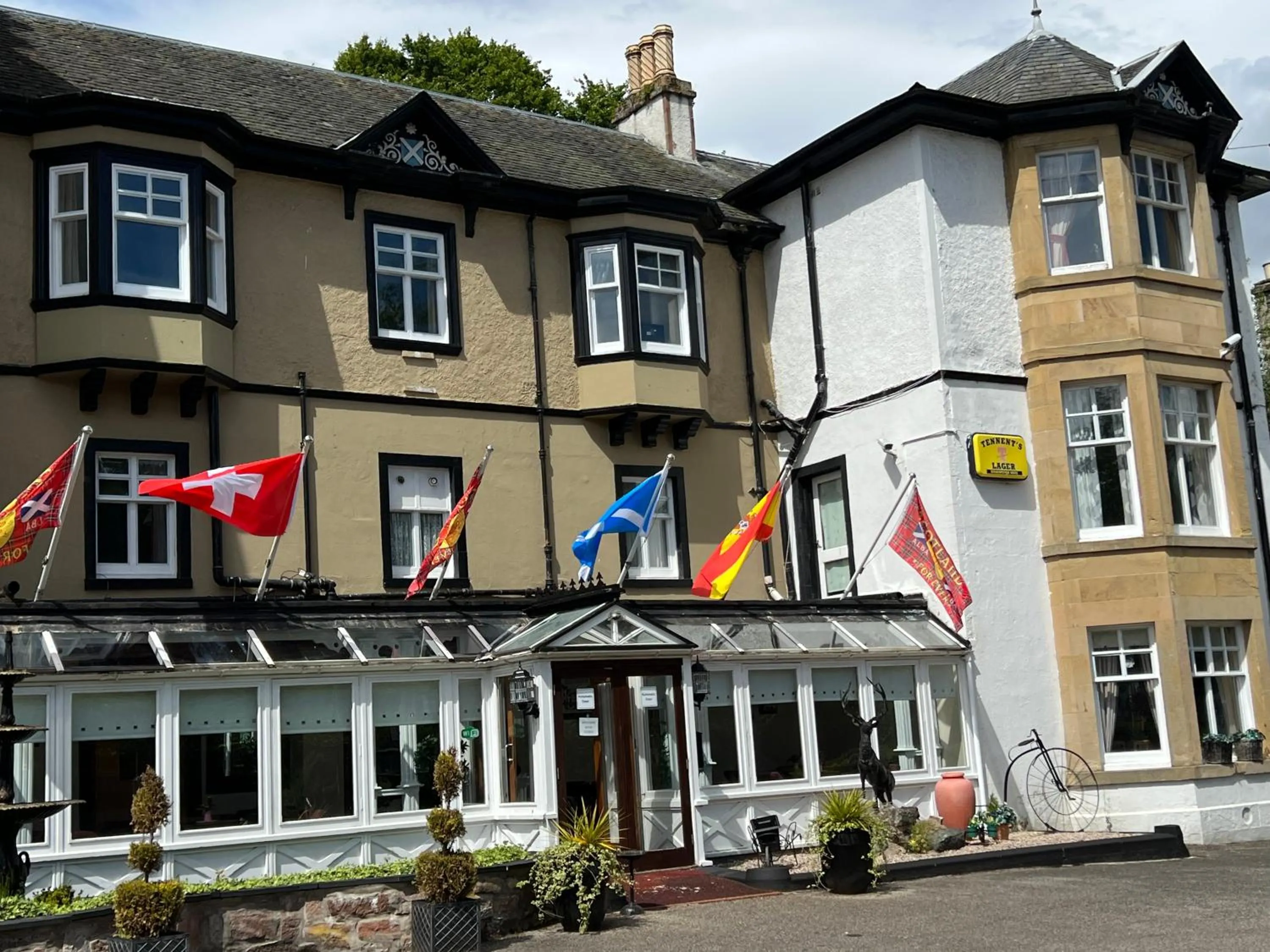 Property building in Strathpeffer Hotel
