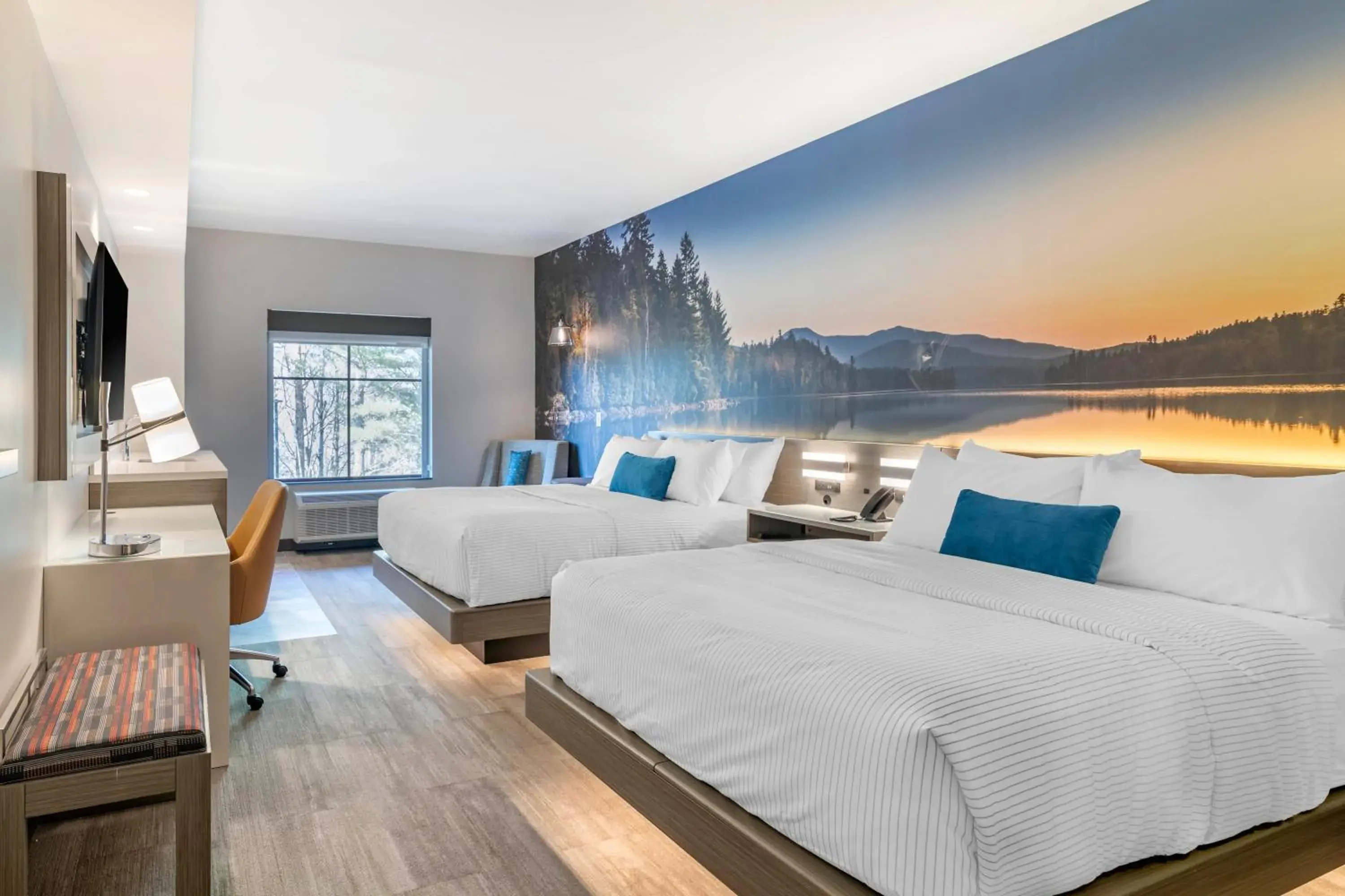 Suite with Two Queen Beds - Accessible/Non-Smoking in Cambria Hotel Lake Placid - Lakeside Resort Suite with Two Queen Beds - Accessible/Non-Smoking in Cambria Hotel Lake Placid - Lakeside Resort