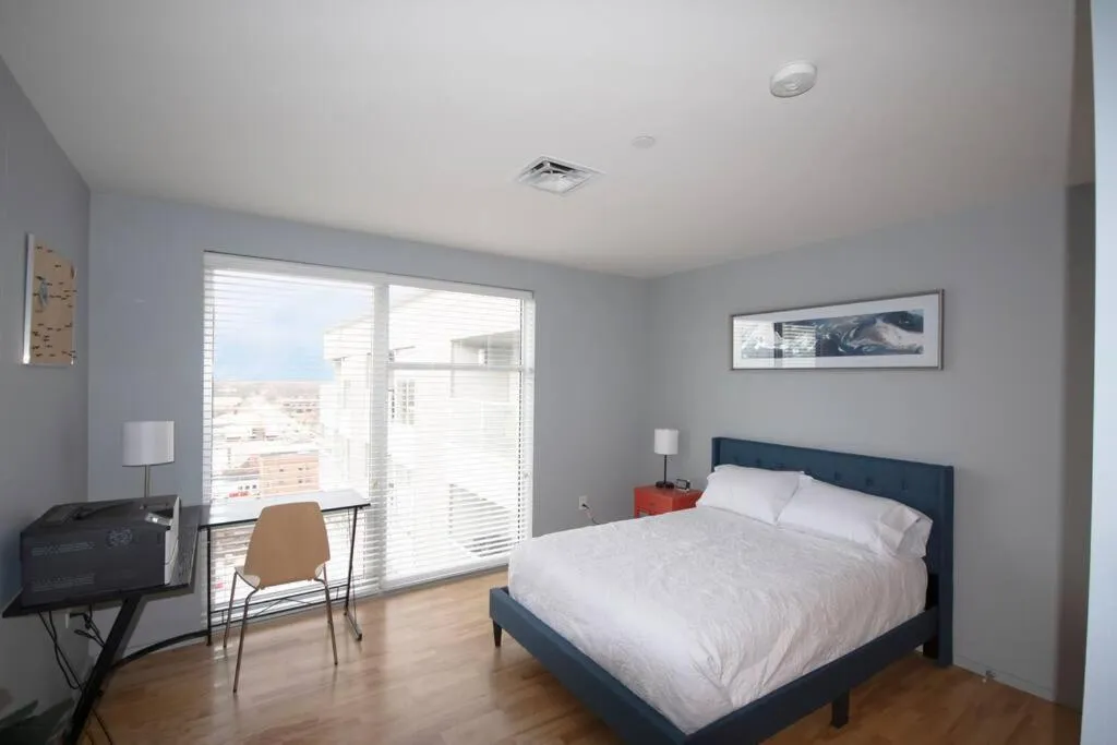 Bed in Luxury Condo in Downtown Champaign