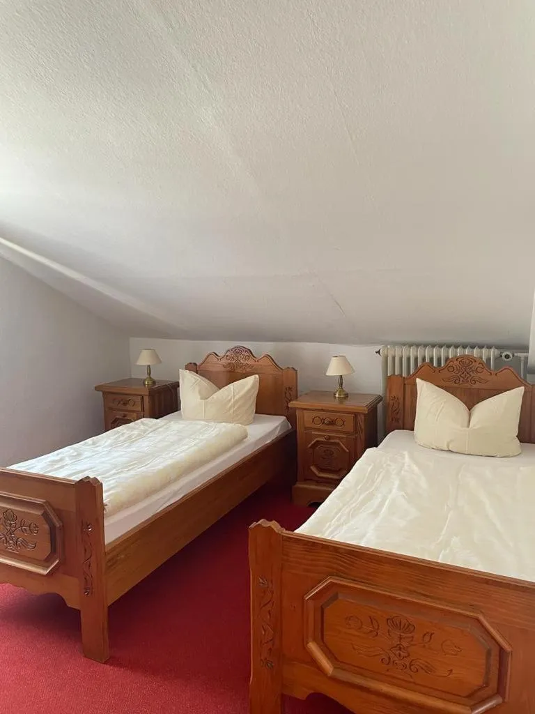 Bed in Hotel zum Markgrafen