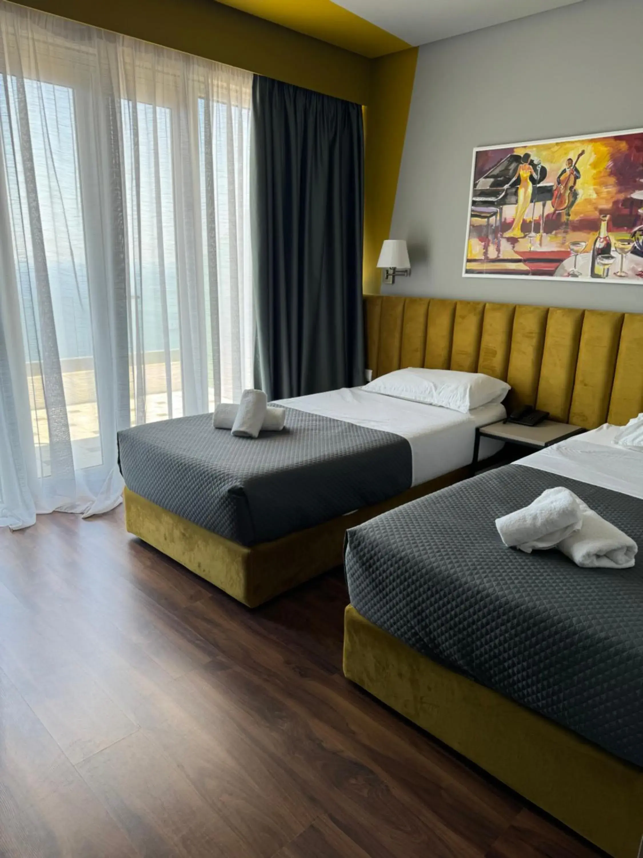 Deluxe Twin Room with Sea View in Festim Villa Hotel Deluxe Twin Room with Sea View in Festim Villa Hotel