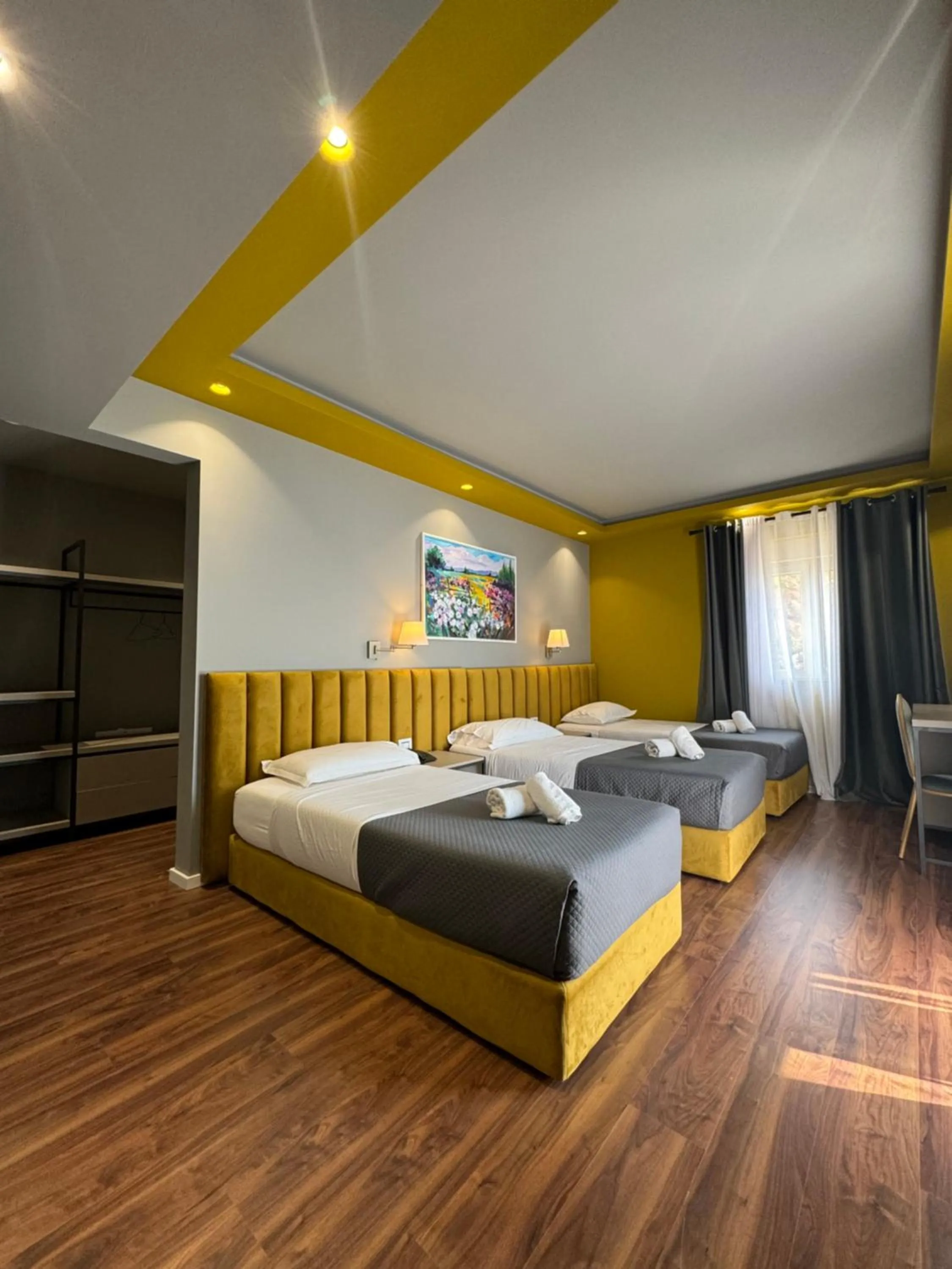 Bed in Festim Villa Hotel