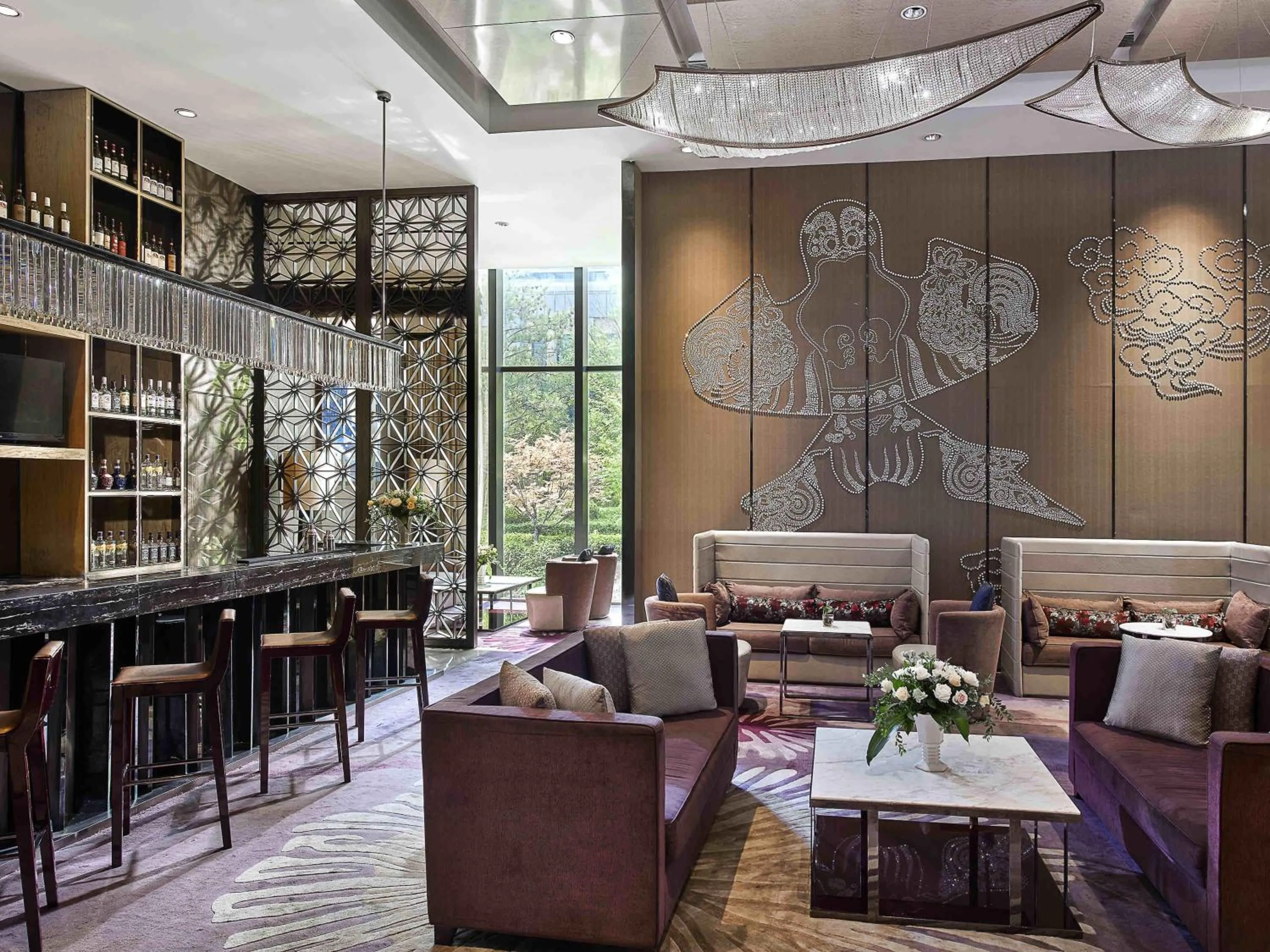 Lounge or bar in Pullman Weifang