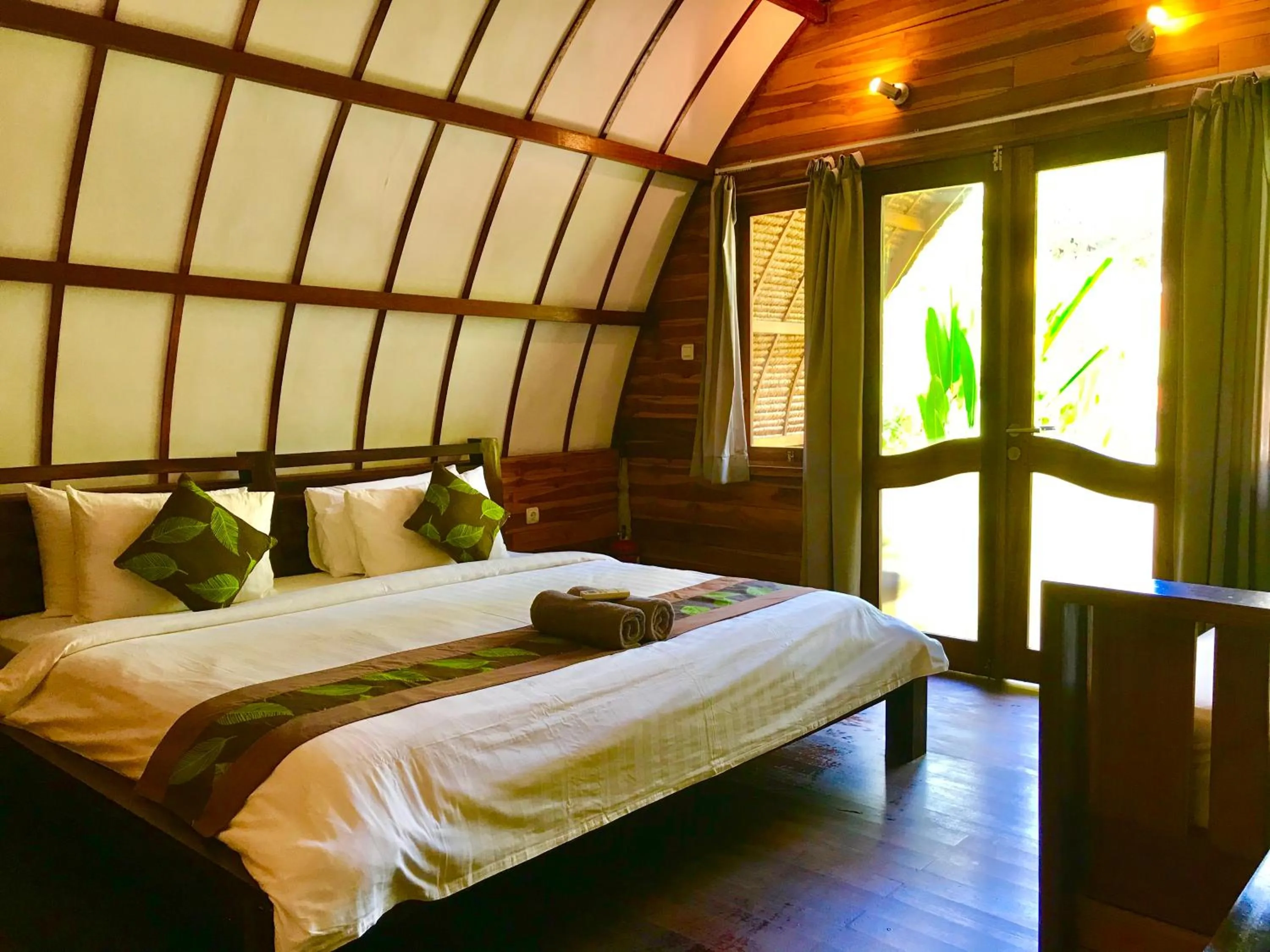 Bed in Cotton Tree Cottages