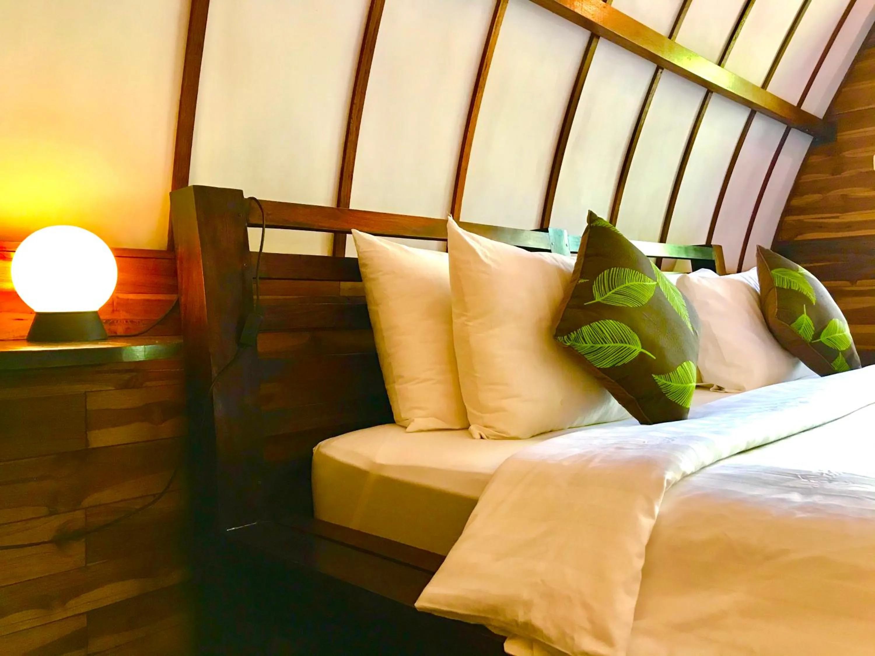 Bed in Cotton Tree Cottages