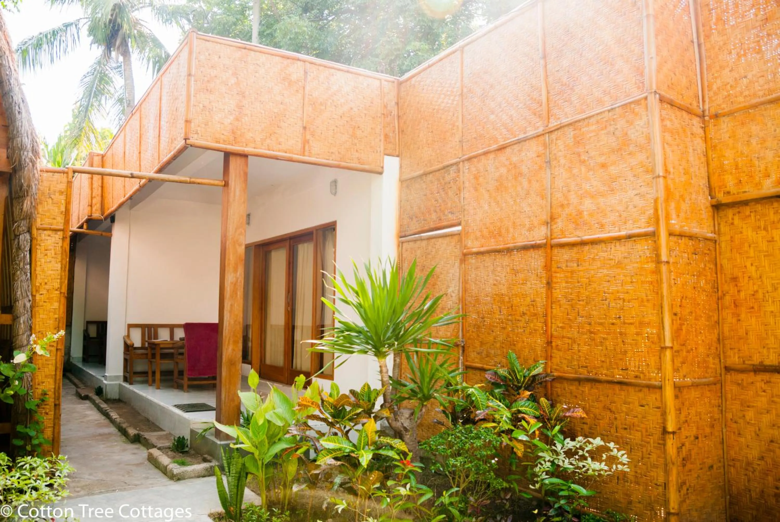 Patio in Cotton Tree Cottages