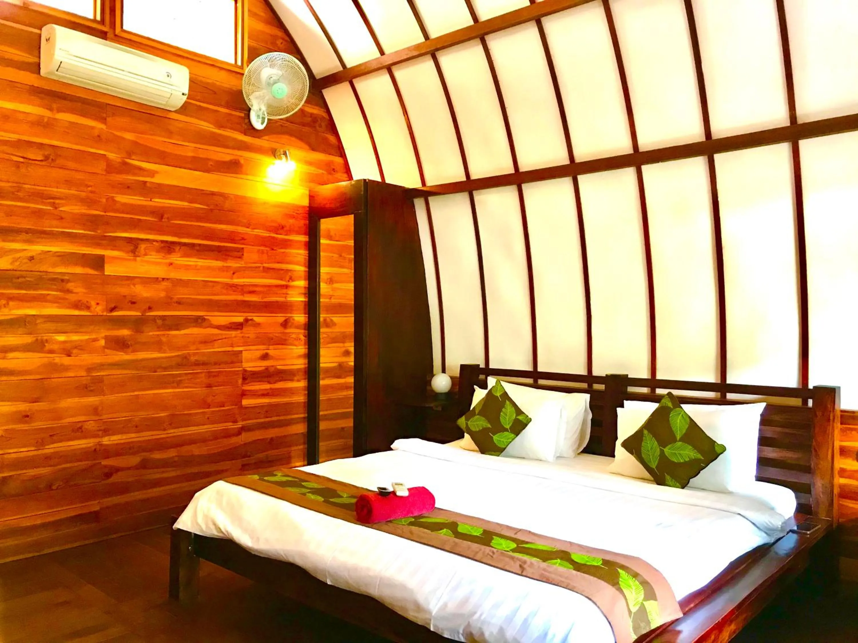 Bed in Cotton Tree Cottages