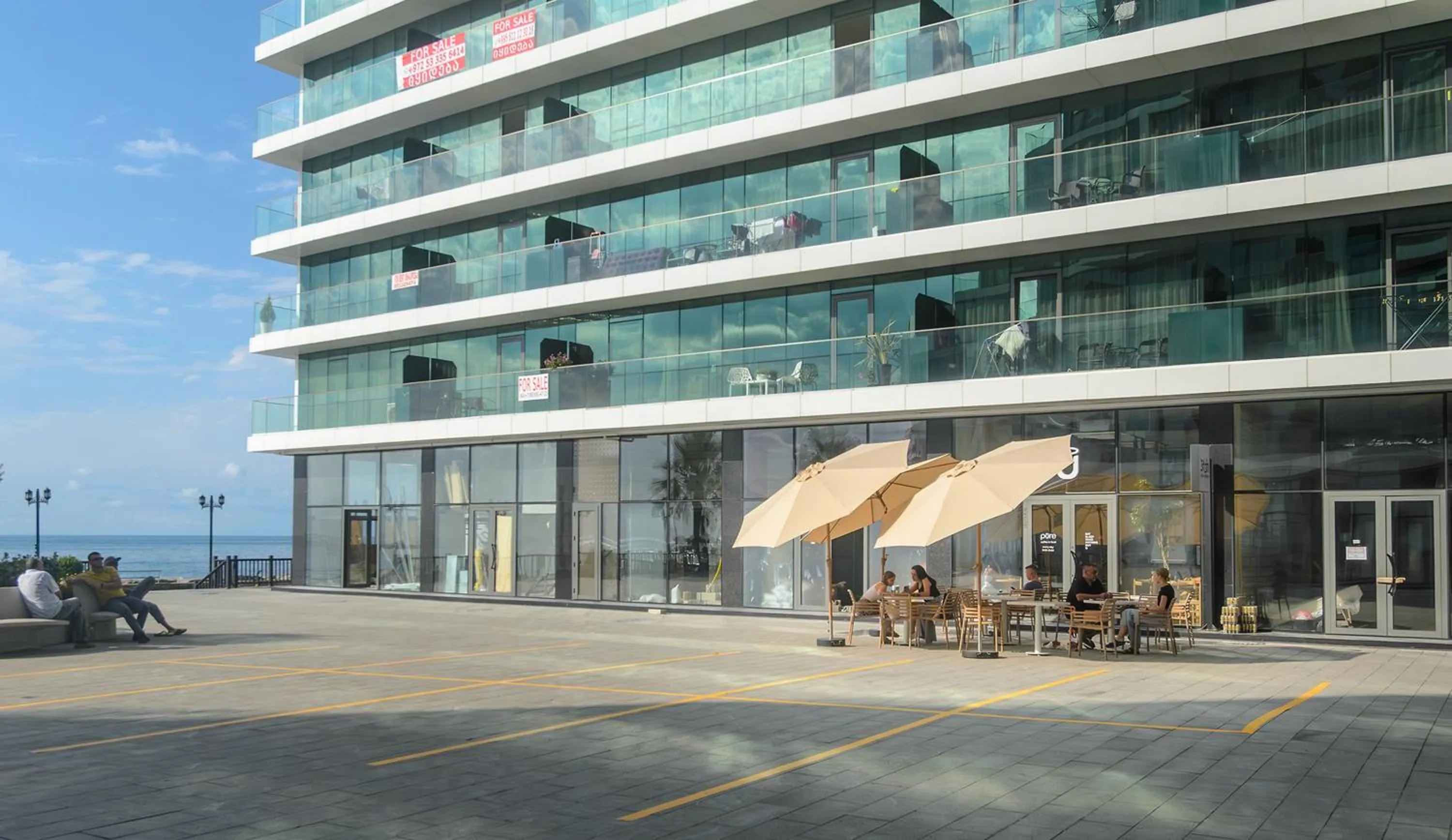 Property building in Beachfront Batumi View Apartments by GLOBALSTAY