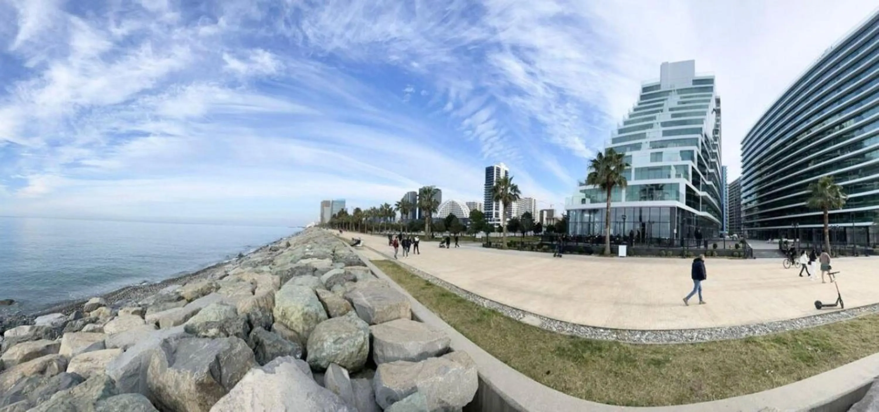 Property building in Beachfront Batumi View Apartments by GLOBALSTAY