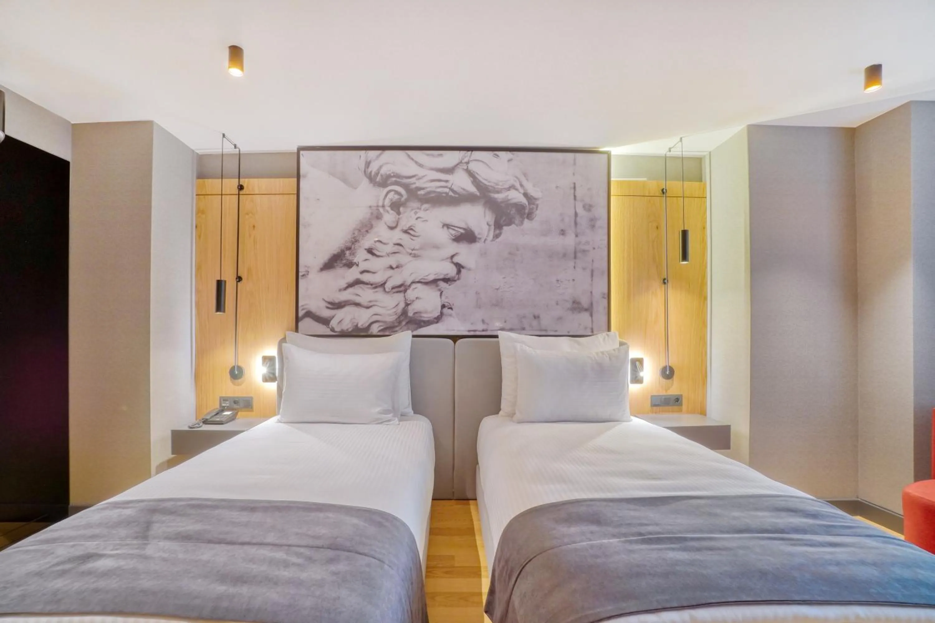 Bed in İbos Hotels Izmir