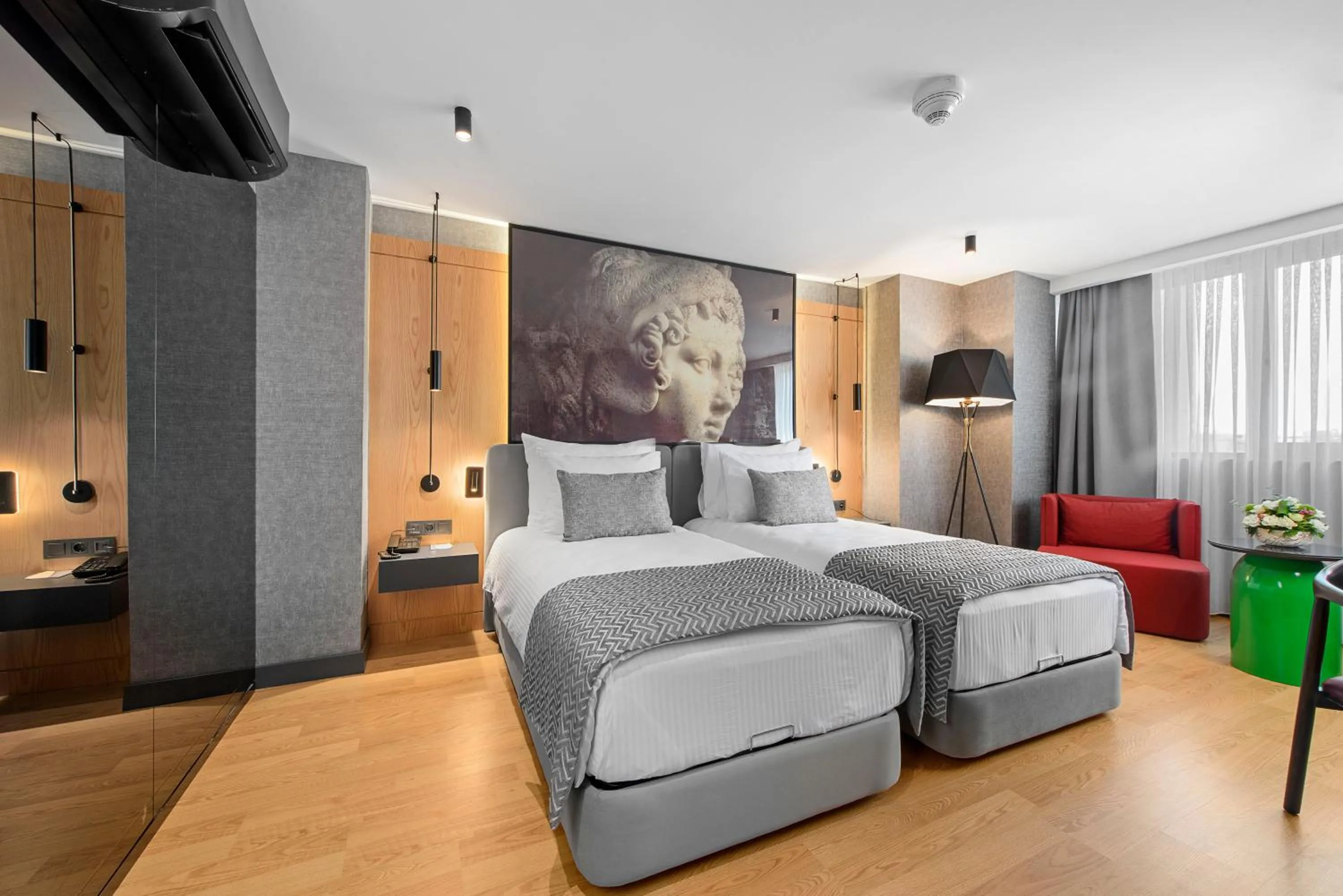 Bed in İbos Hotels Izmir