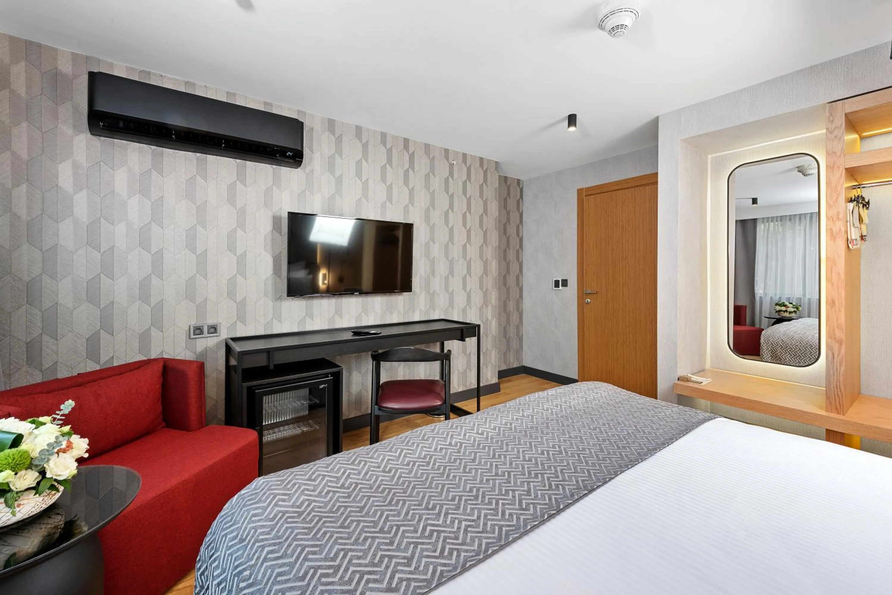 Bed in İbos Hotels Izmir