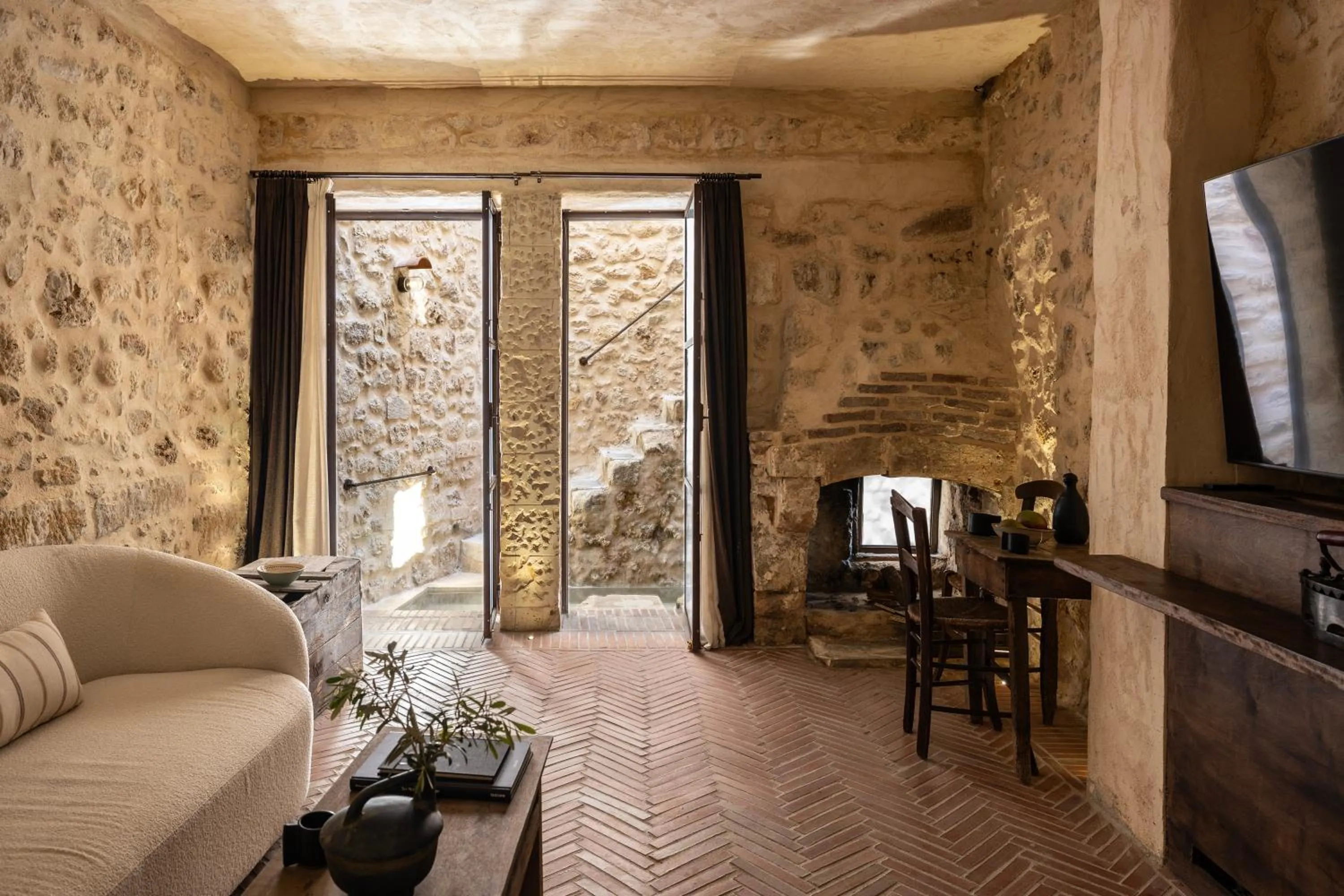 Living room in Amalen Suites Adults Only