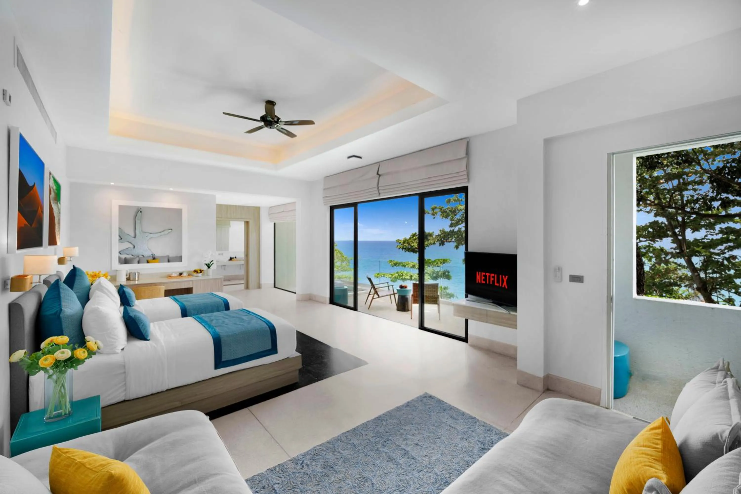 Bed in Villa La Prana