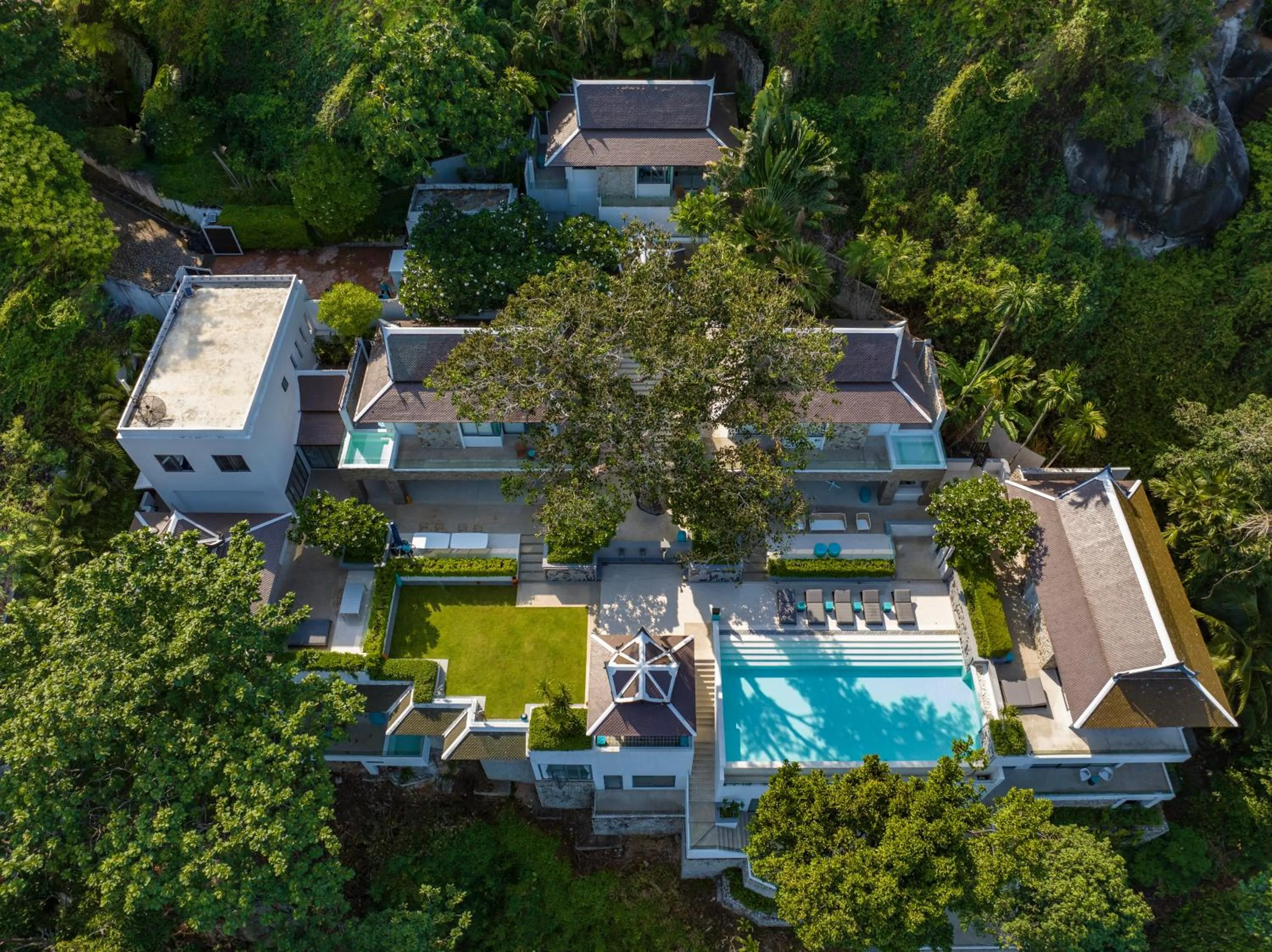 Natural landscape in Villa La Prana