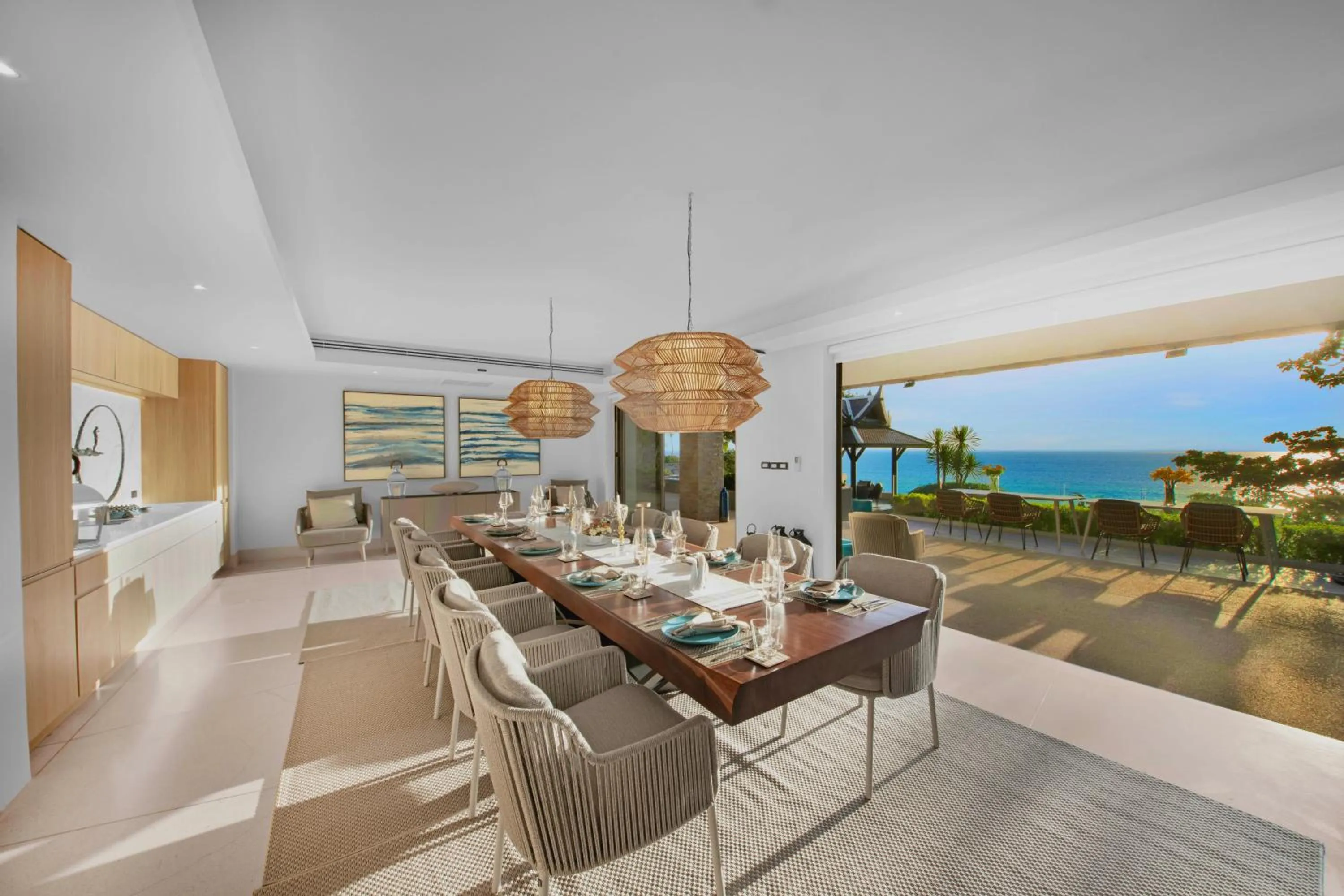 Dining area in Villa La Prana