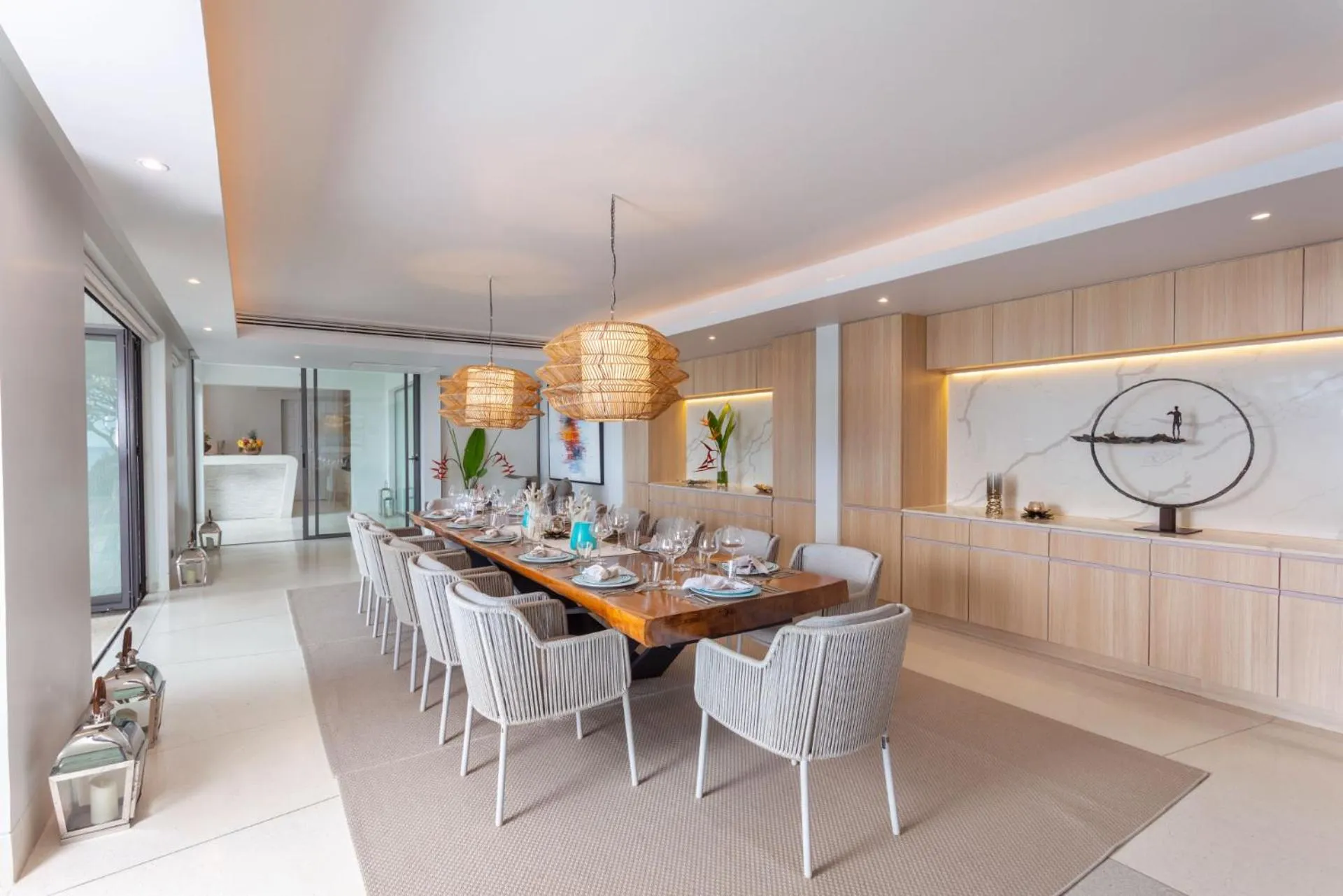 Seating area in Villa La Prana