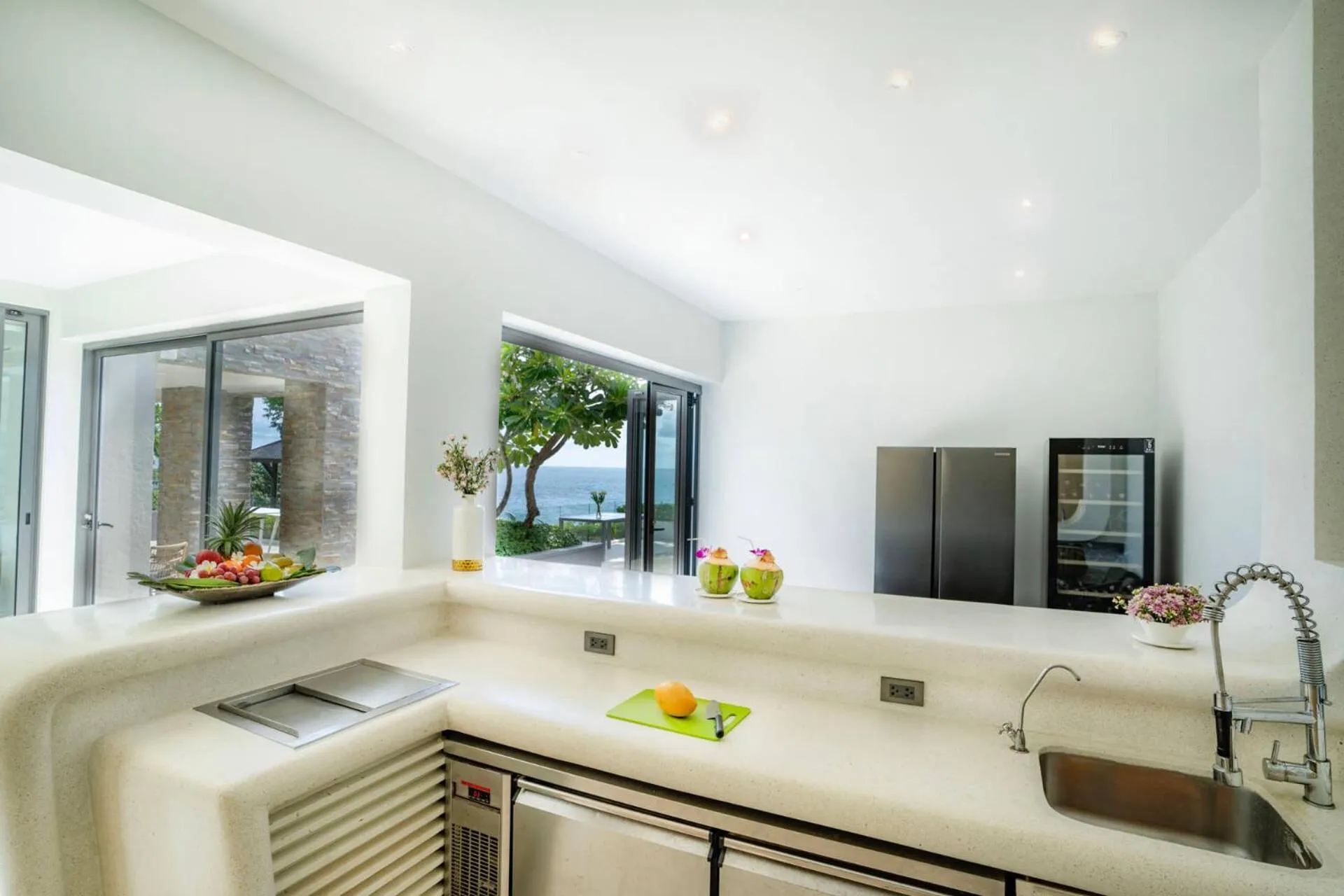 Kitchen or kitchenette in Villa La Prana