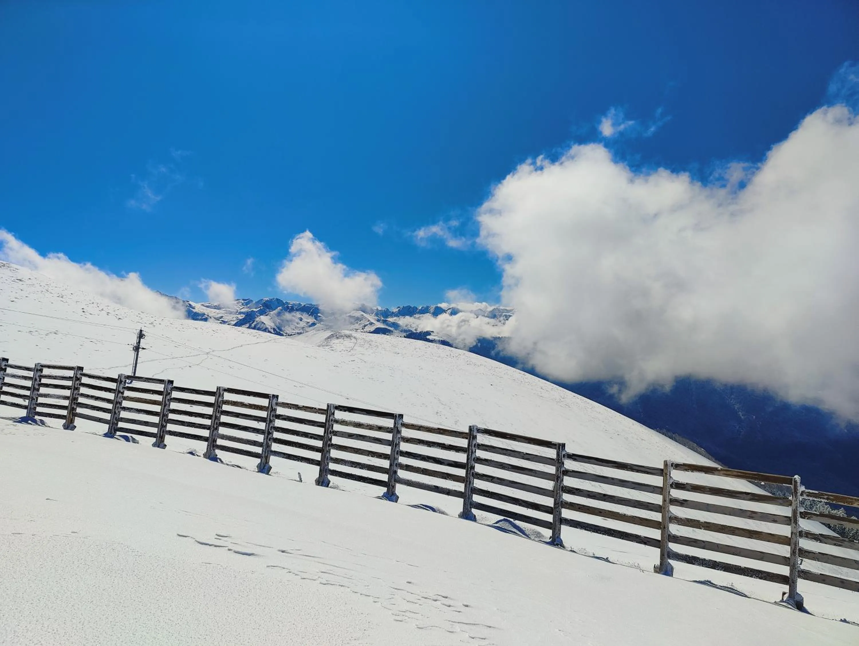 Skiing in Auberge La Soulan