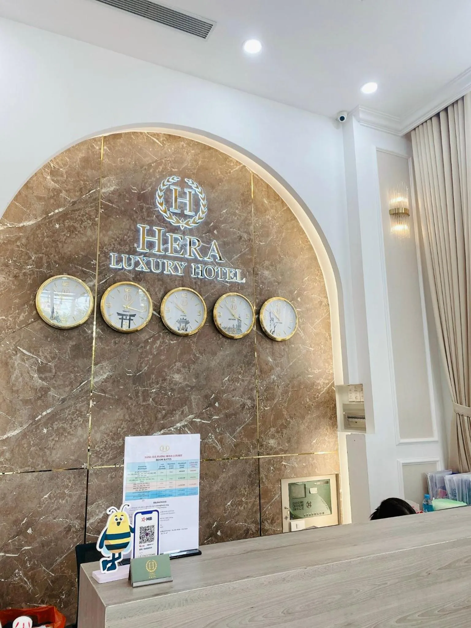 Lobby or reception in Hera Luxury Hotel