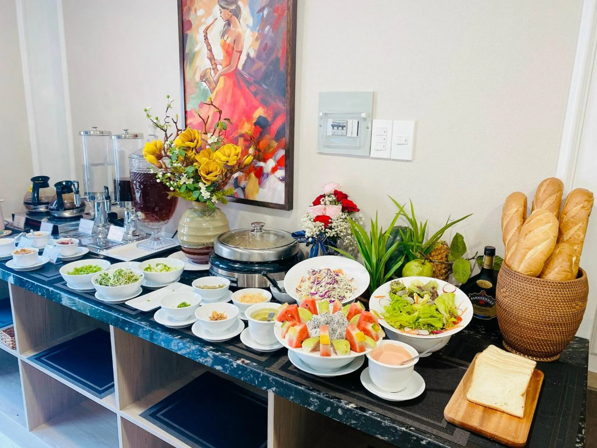 Continental breakfast in Hera Luxury Hotel