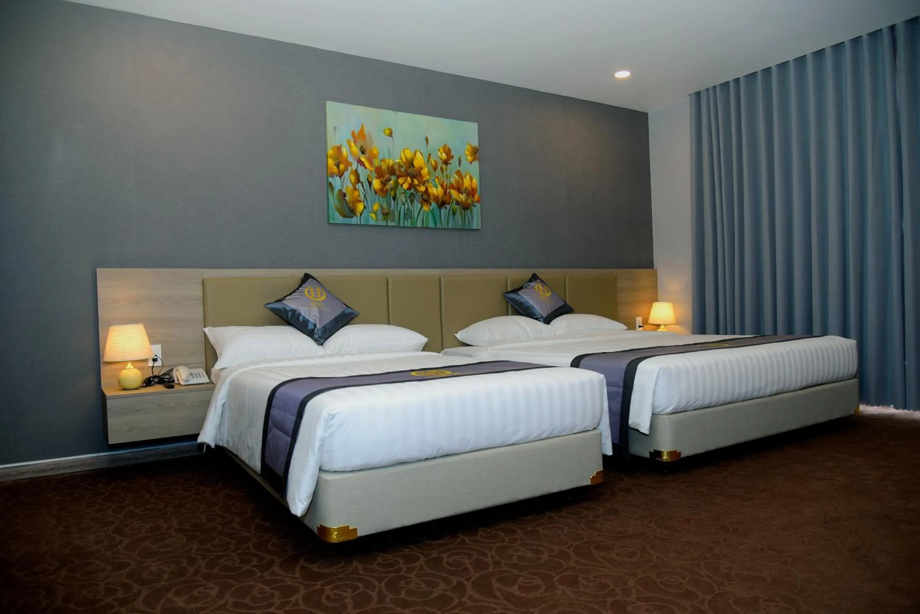 Bed in Hera Luxury Hotel