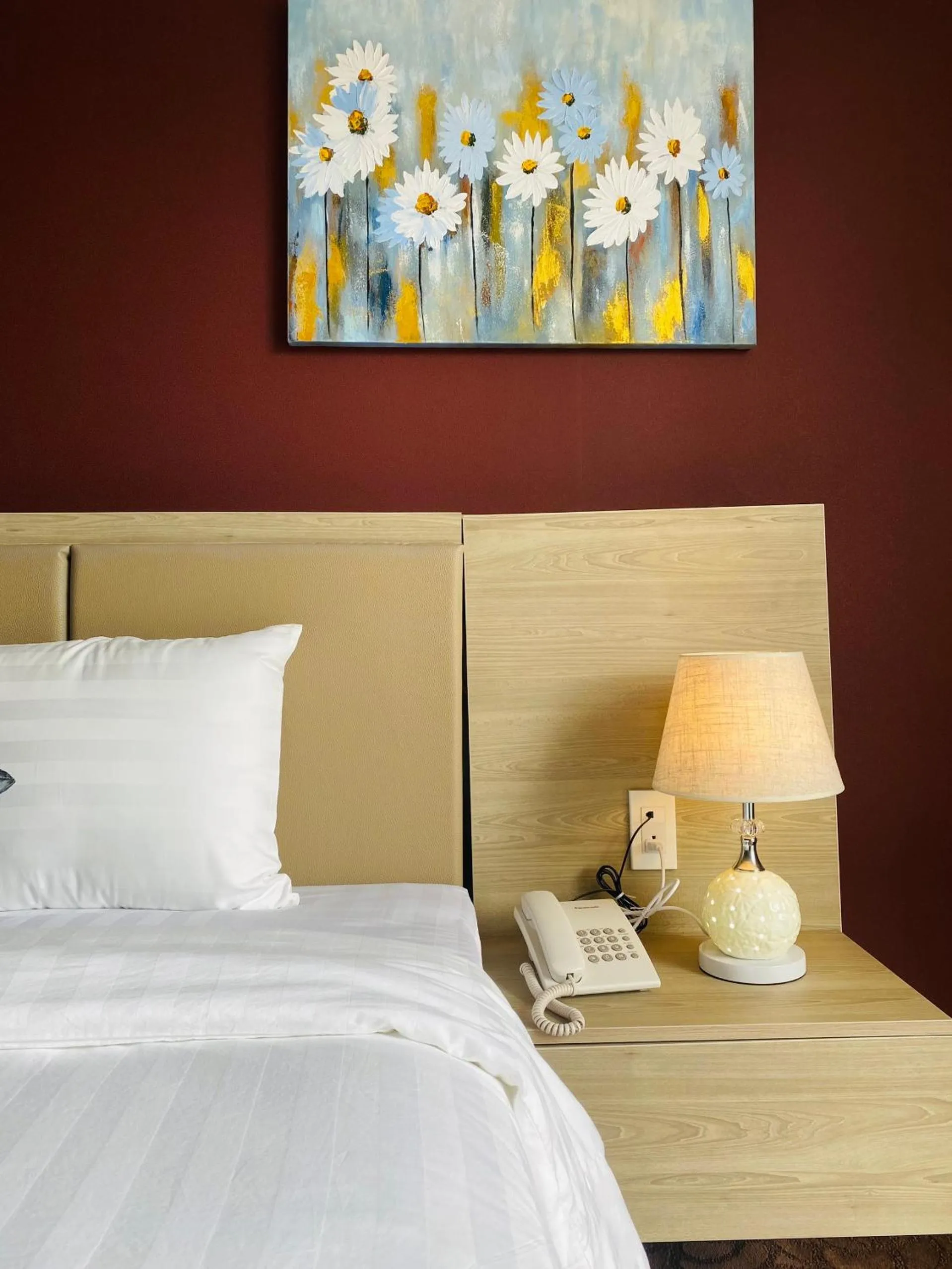 Bed in Hera Luxury Hotel