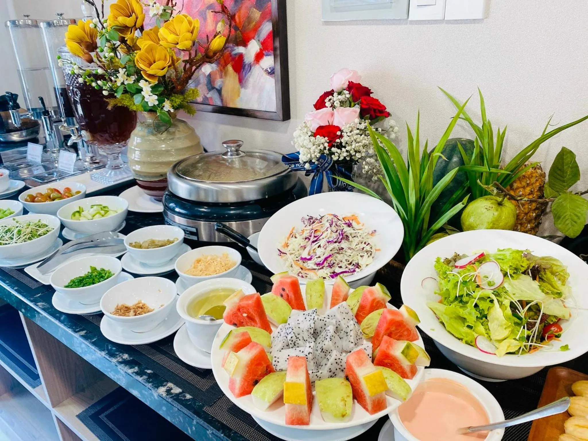 Food and drinks in Hera Luxury Hotel