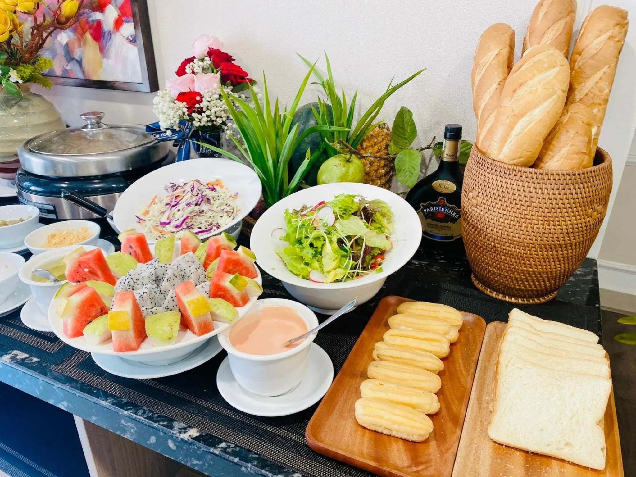 Continental breakfast in Hera Luxury Hotel