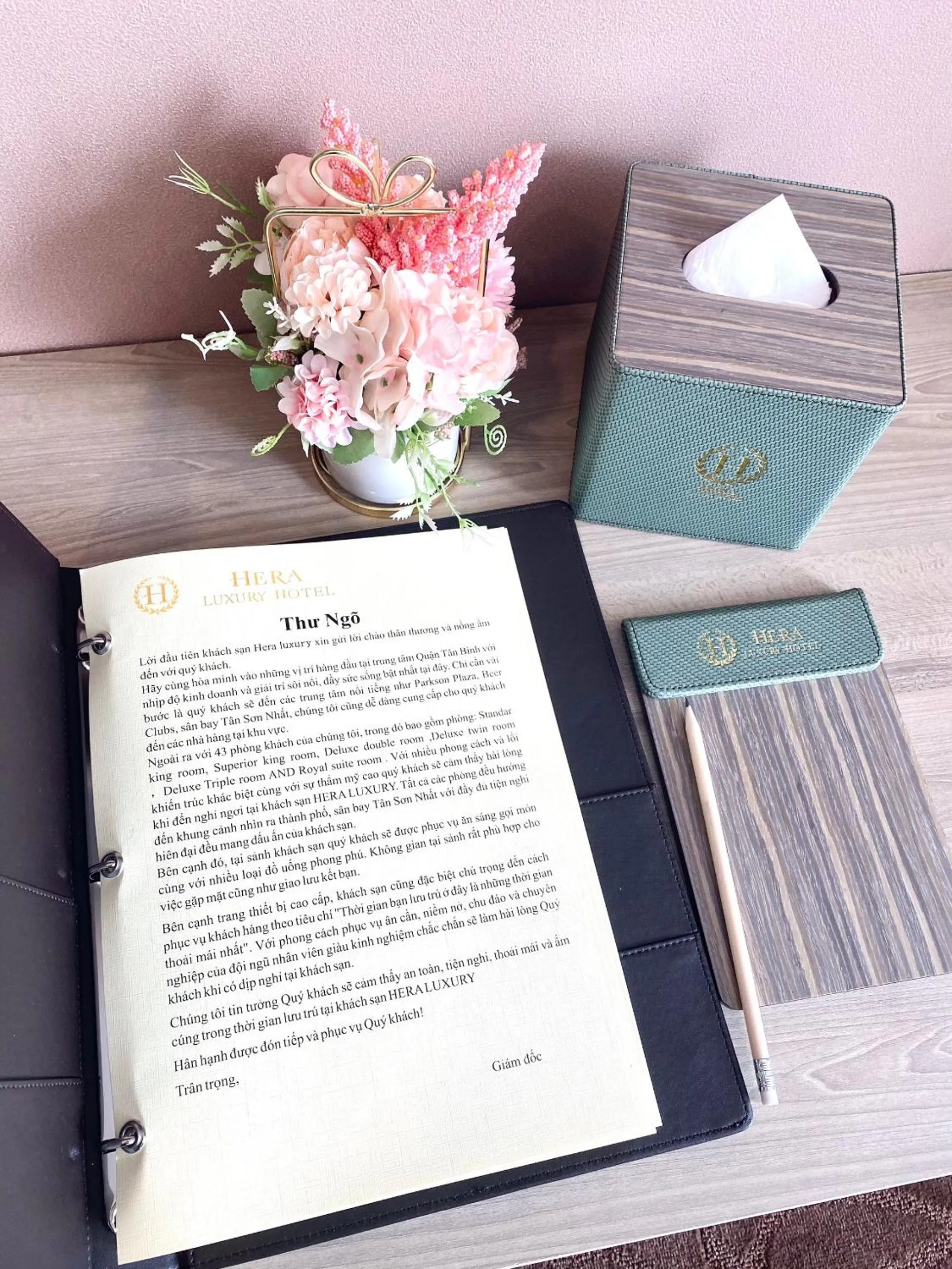 Library in Hera Luxury Hotel