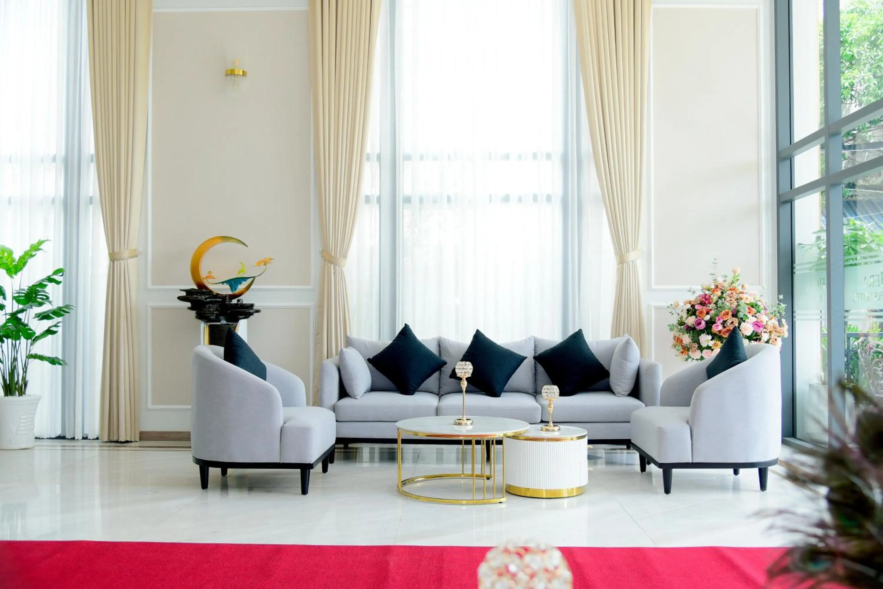 Living room in Hera Luxury Hotel