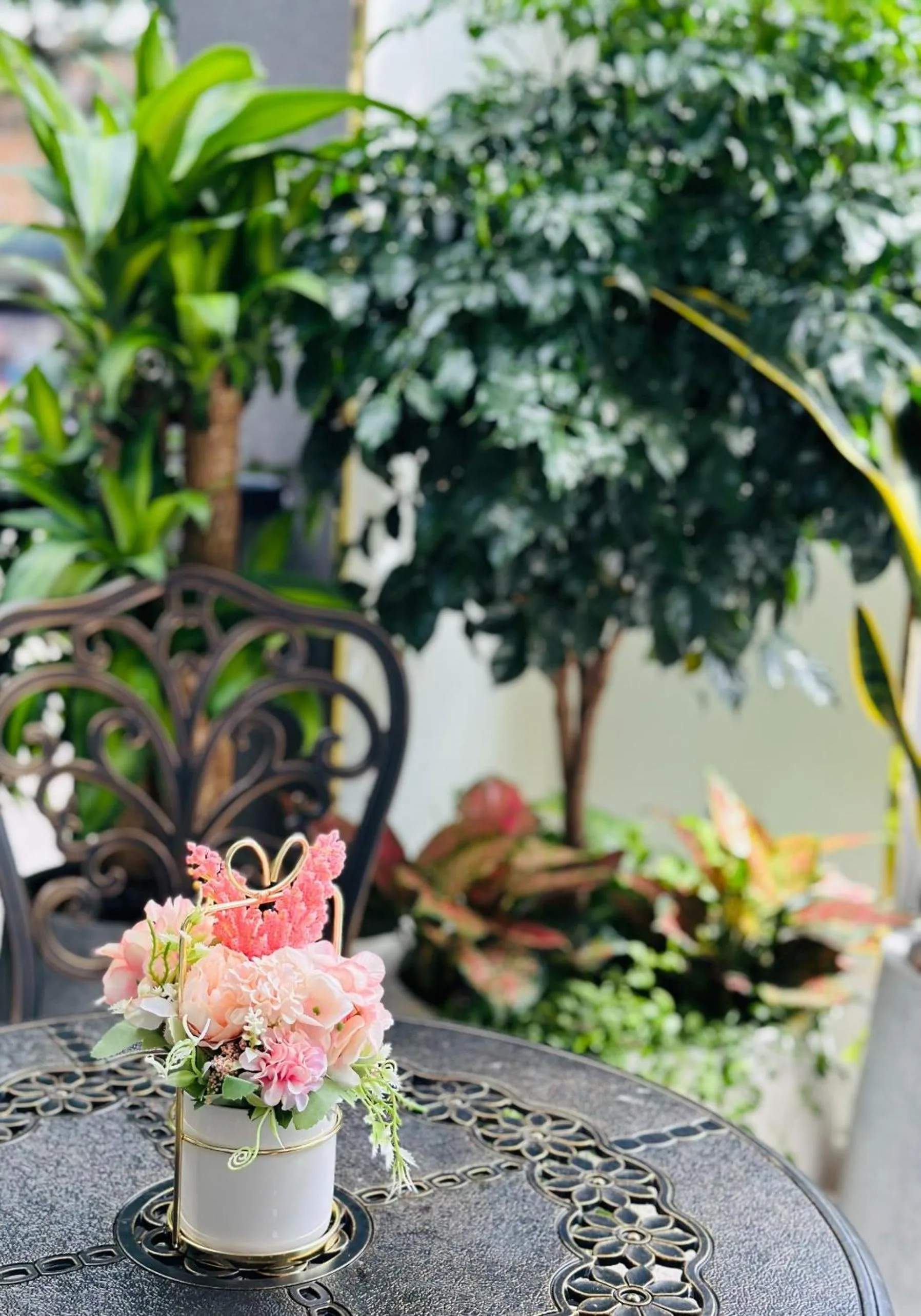 Garden in Hera Luxury Hotel