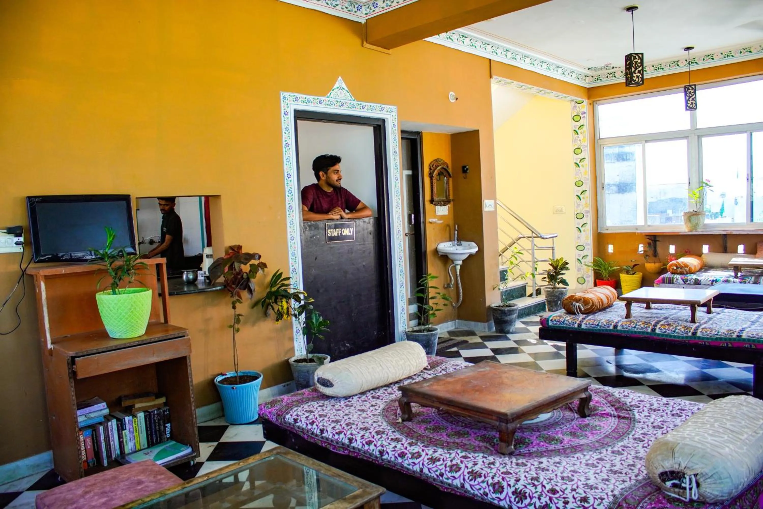 Living room in Hotstel Udaipur