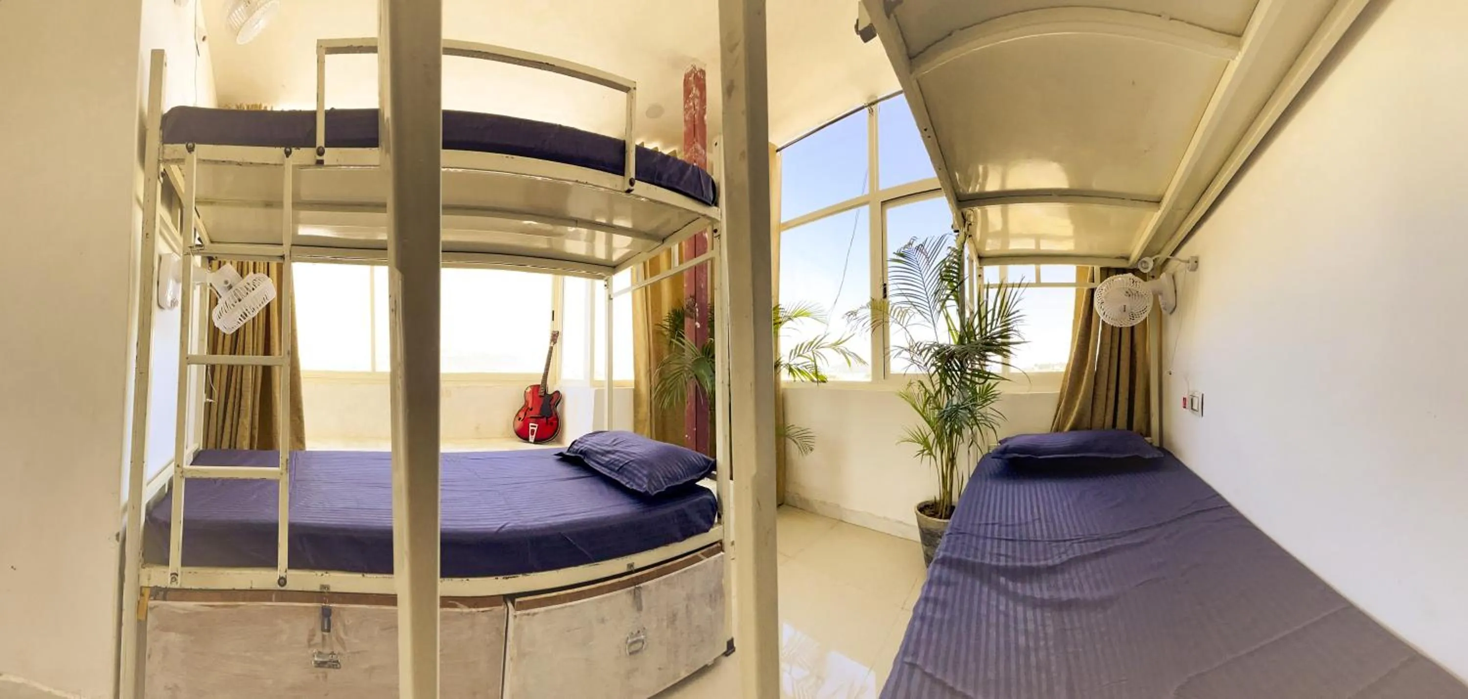 Bed in Hotstel Udaipur