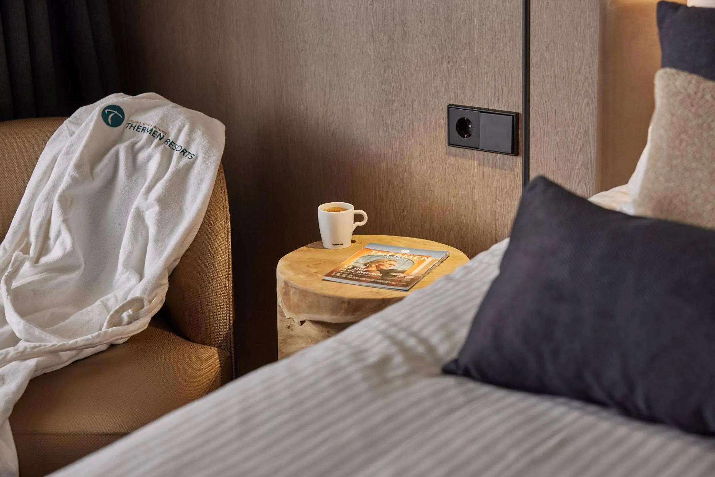 Bedroom, Bed in Thermen Bad Nieuweschans