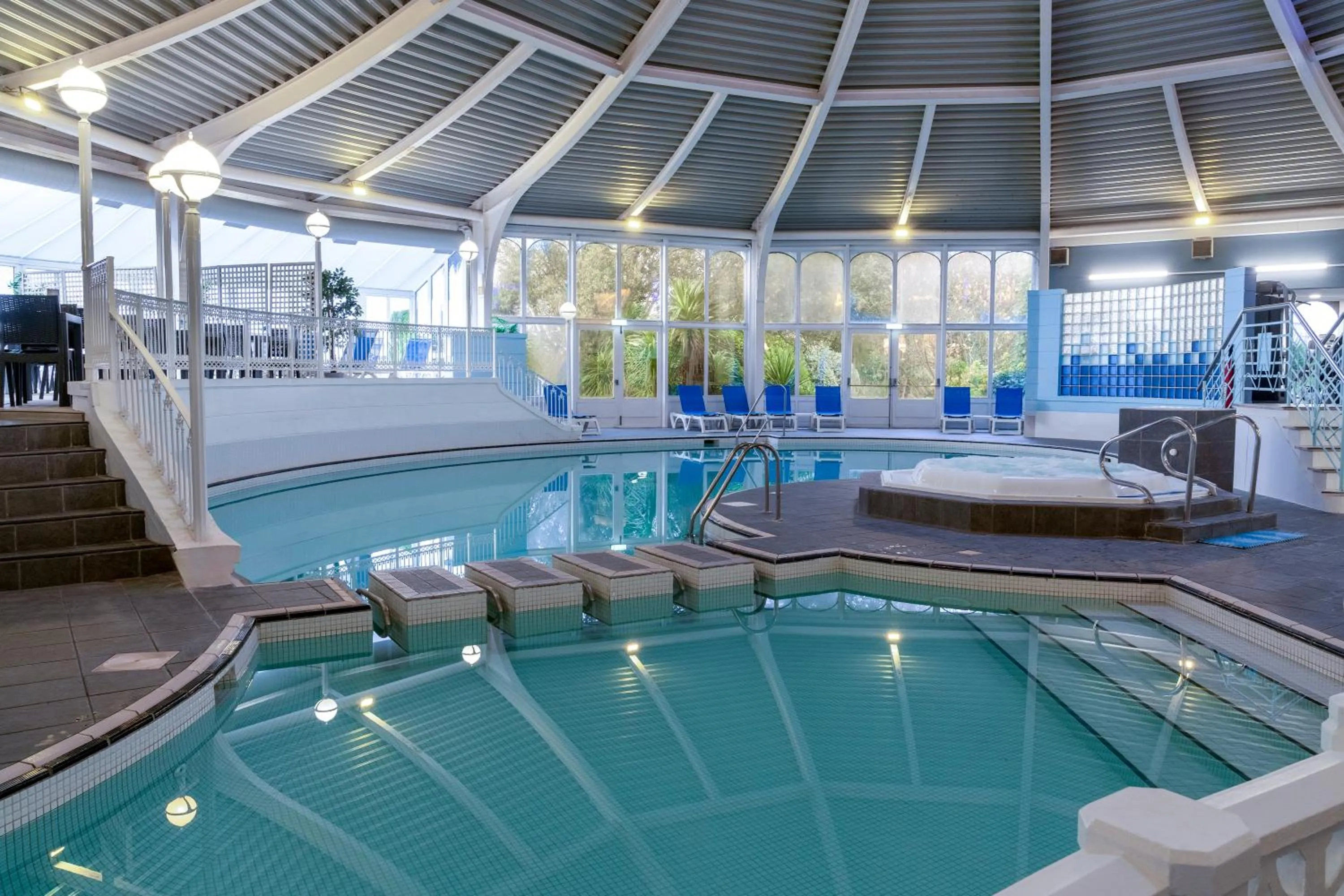 Swimming pool in Royal Bath Hotel Bournemouth