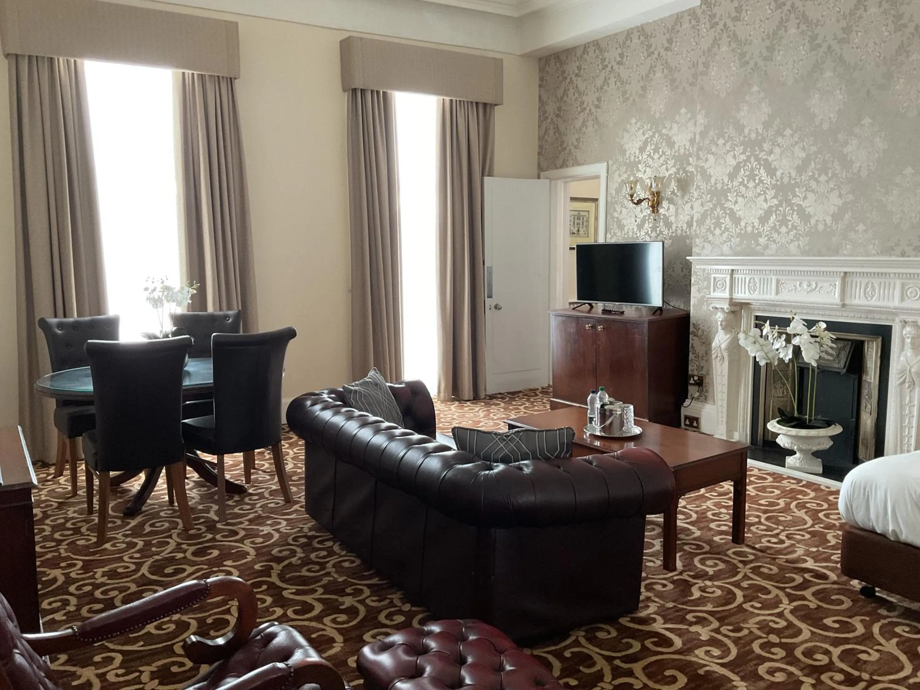 Seating area in Royal Bath Hotel & Spa Bournemouth