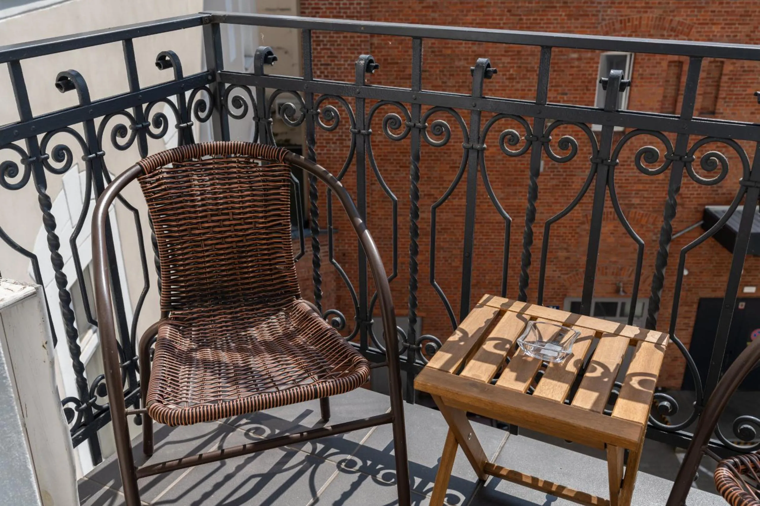 Balcony/Terrace in Scandi Małe Garbary Apartment Piaskowa near Old Market Square by Noclegi Renters