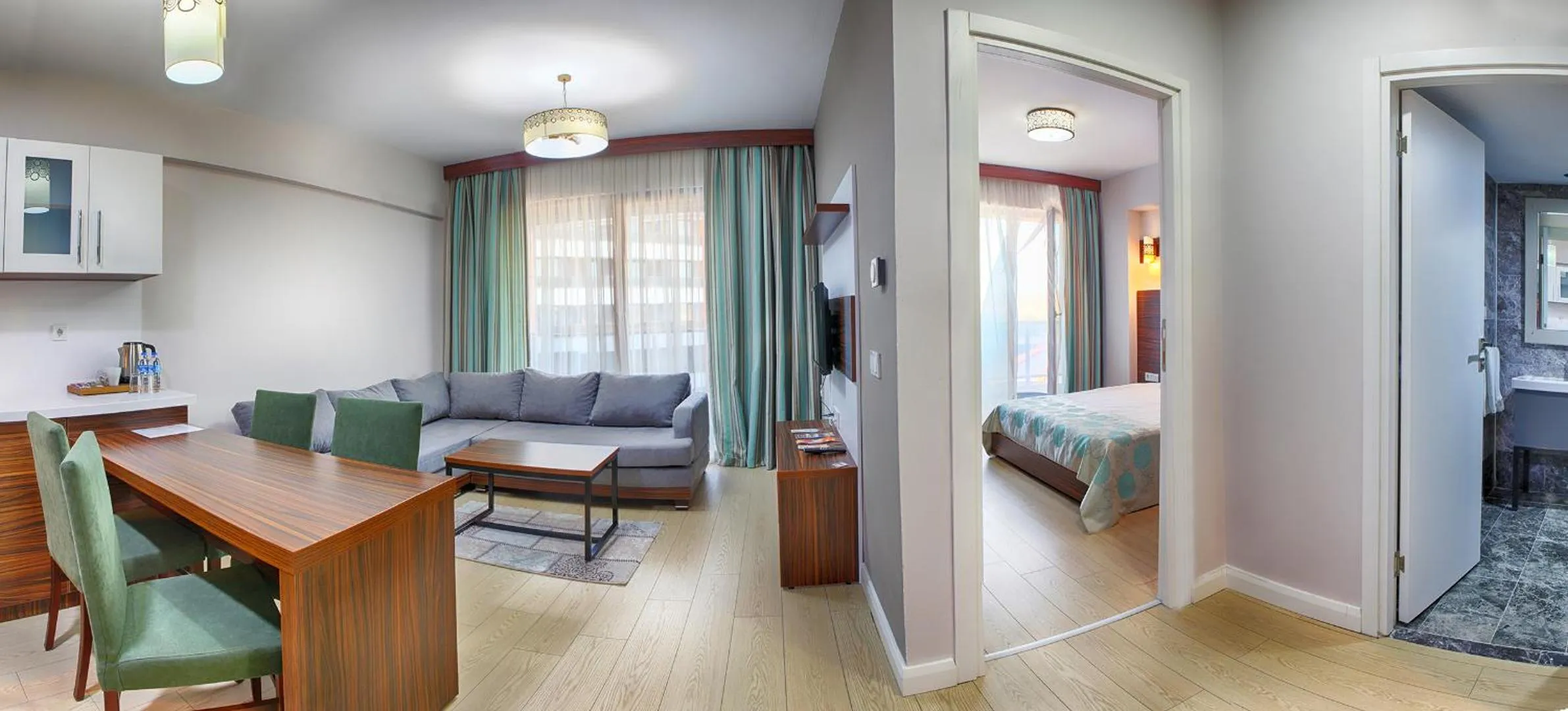 Bed in Sivas Termal'de Teraslı ve Şık 1+1 Daire